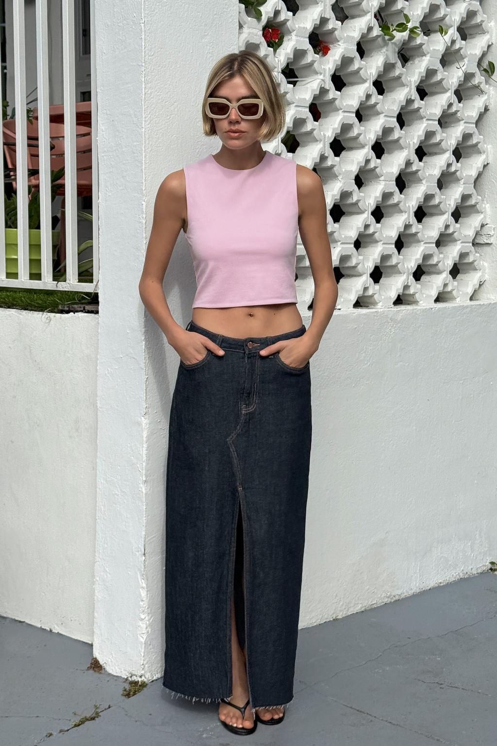 COTTON CROP TOP - Zara фото 23