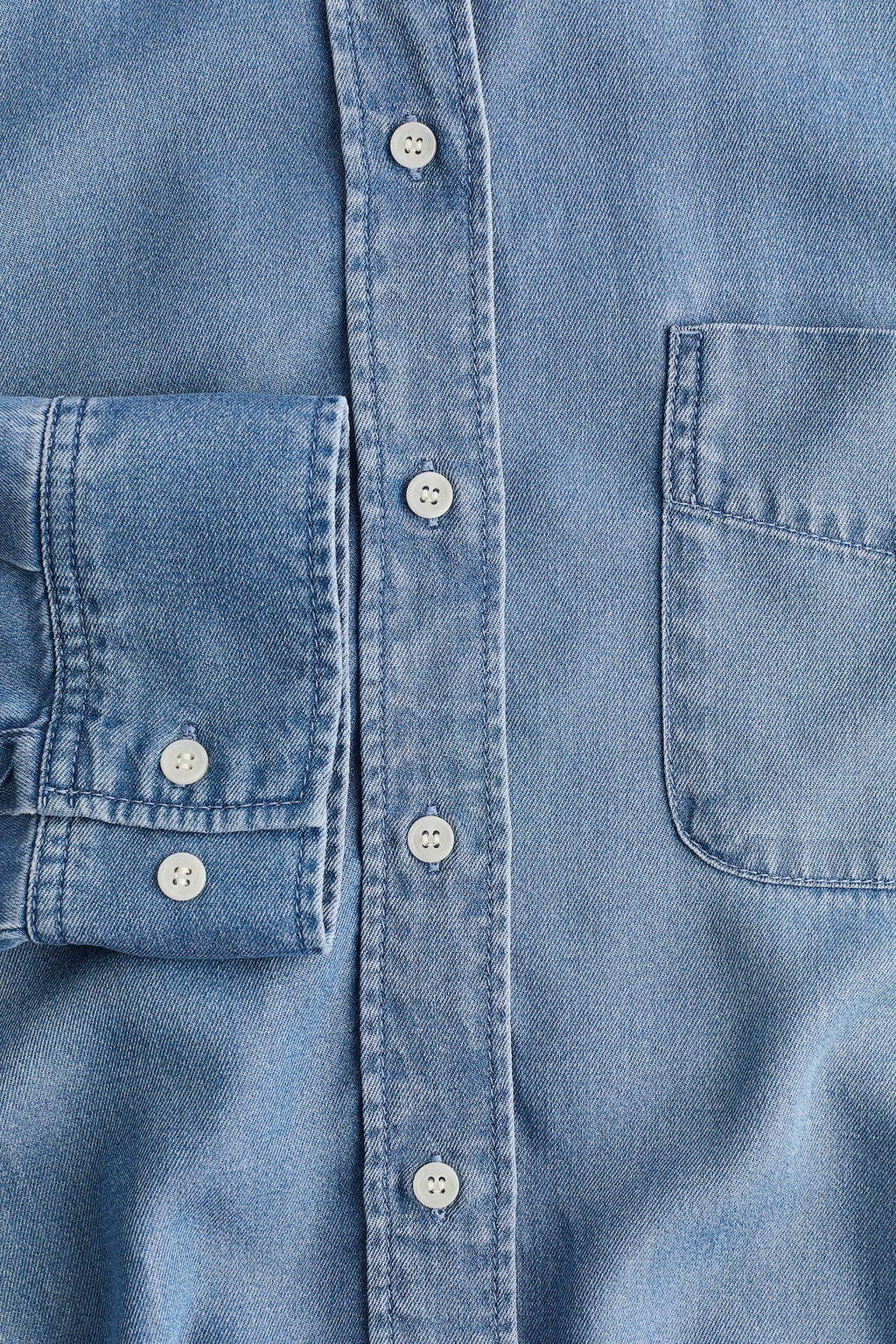 MAMA Camisa denim con cinturon de anudar - H&m фото 7