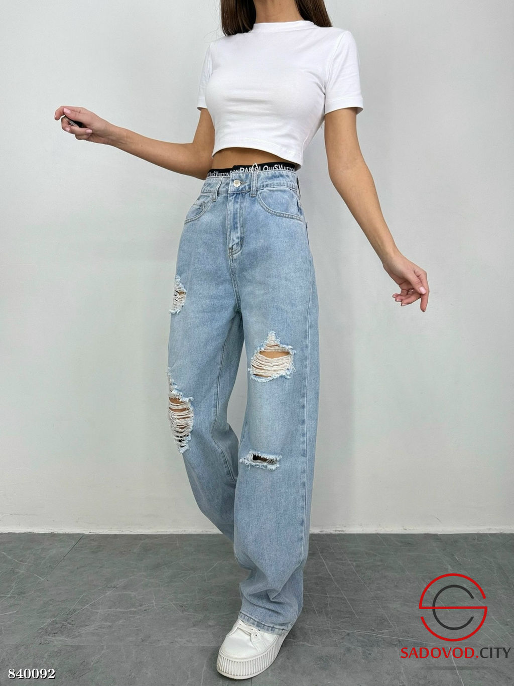 Джинсы с высокой посадкой - Bruno фото 9