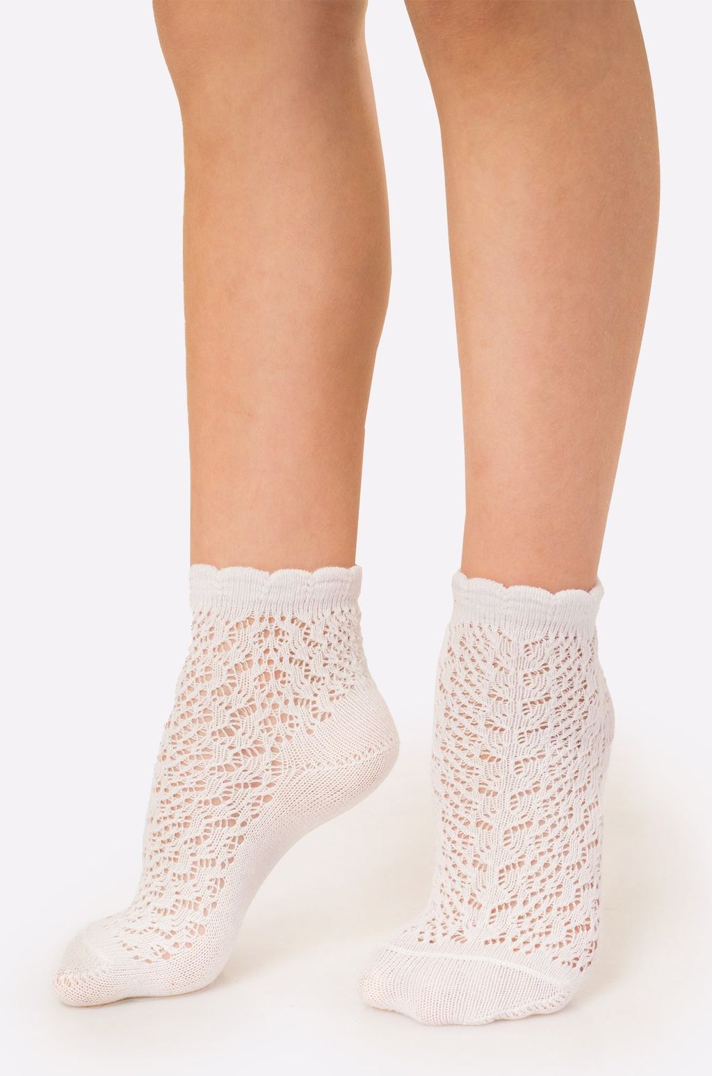 Носки для девочки ажурные Happy Fox 2 шт  фото 3