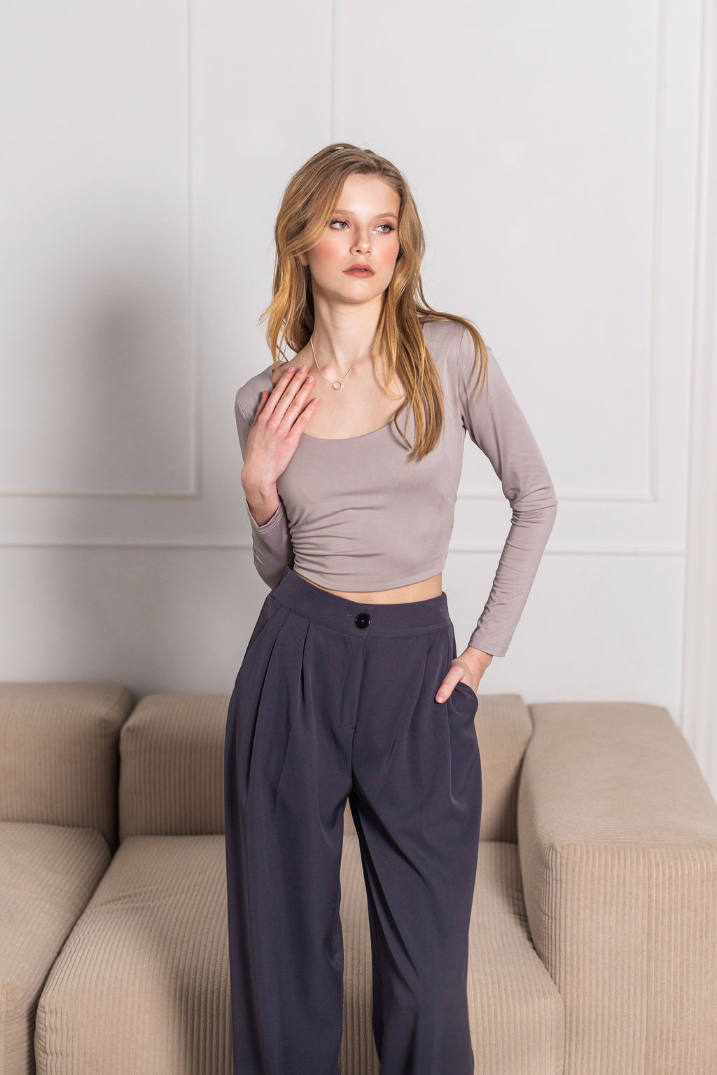 Брюки Дан (графитовый) - Nadi bordo фото 6