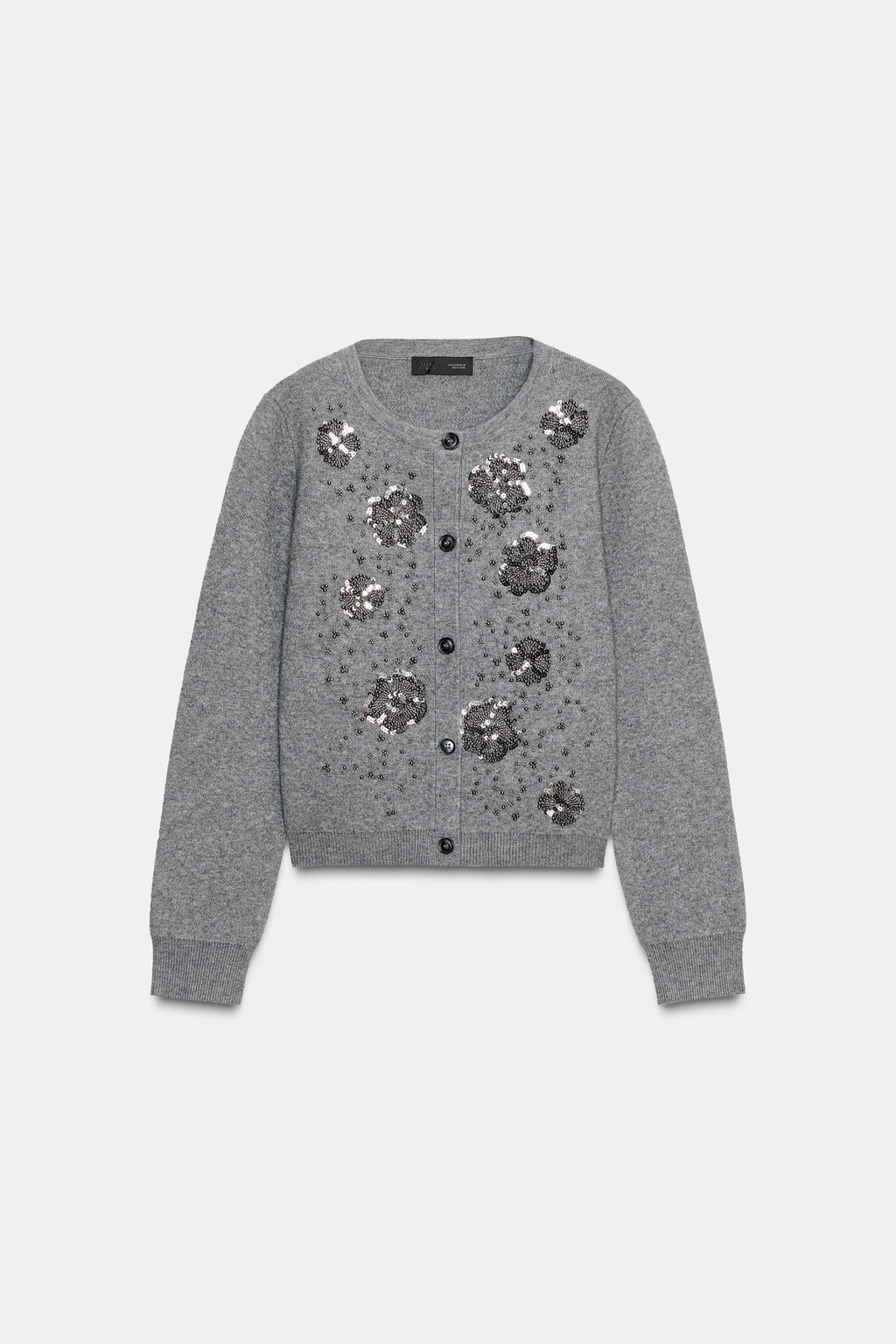 BEADED KNIT CARDIGAN - Zara фото 6