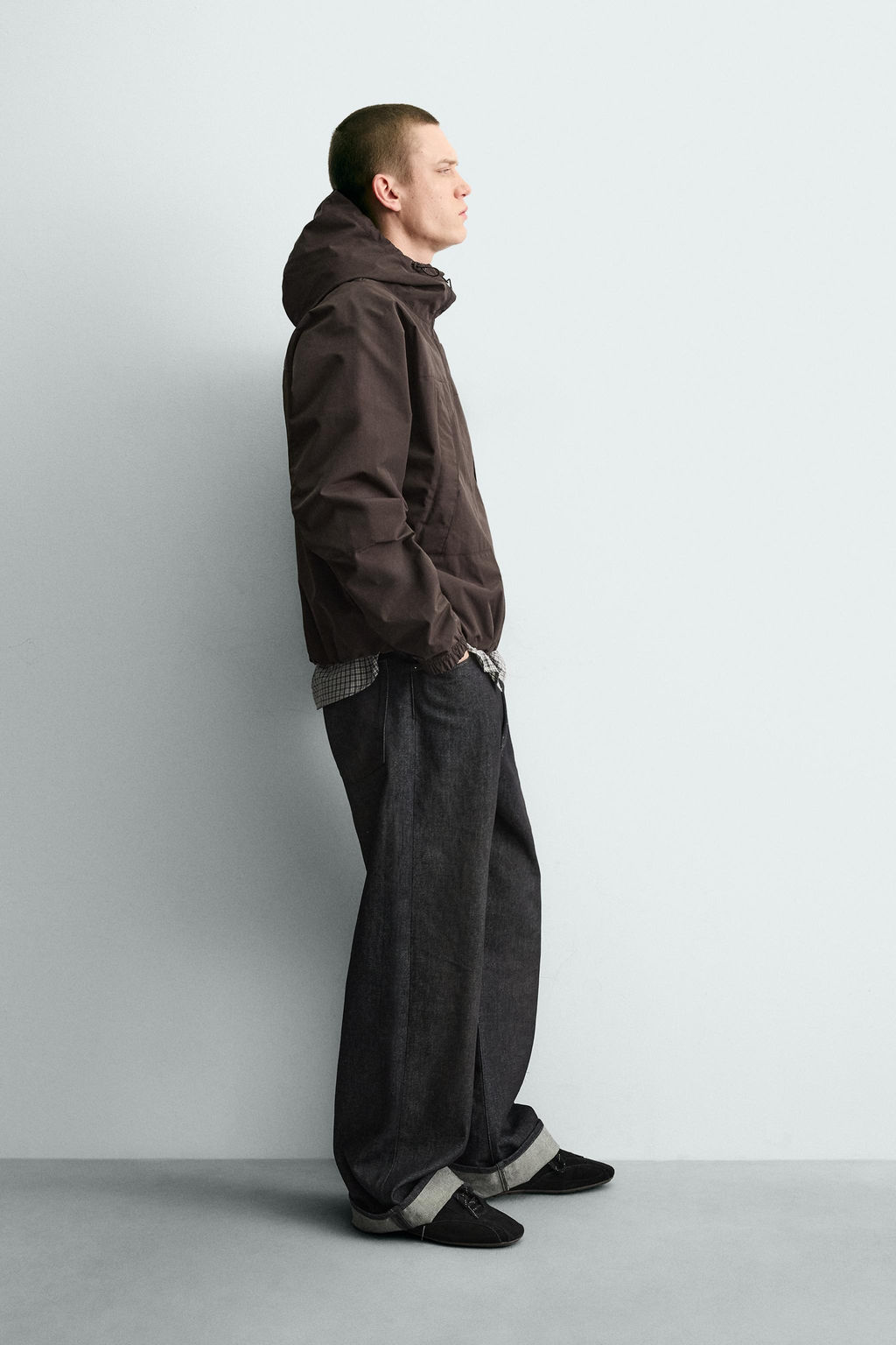 COMBINED WATER-REPELLENT TECHNICAL FLEECE JACKET - Zara фото 12