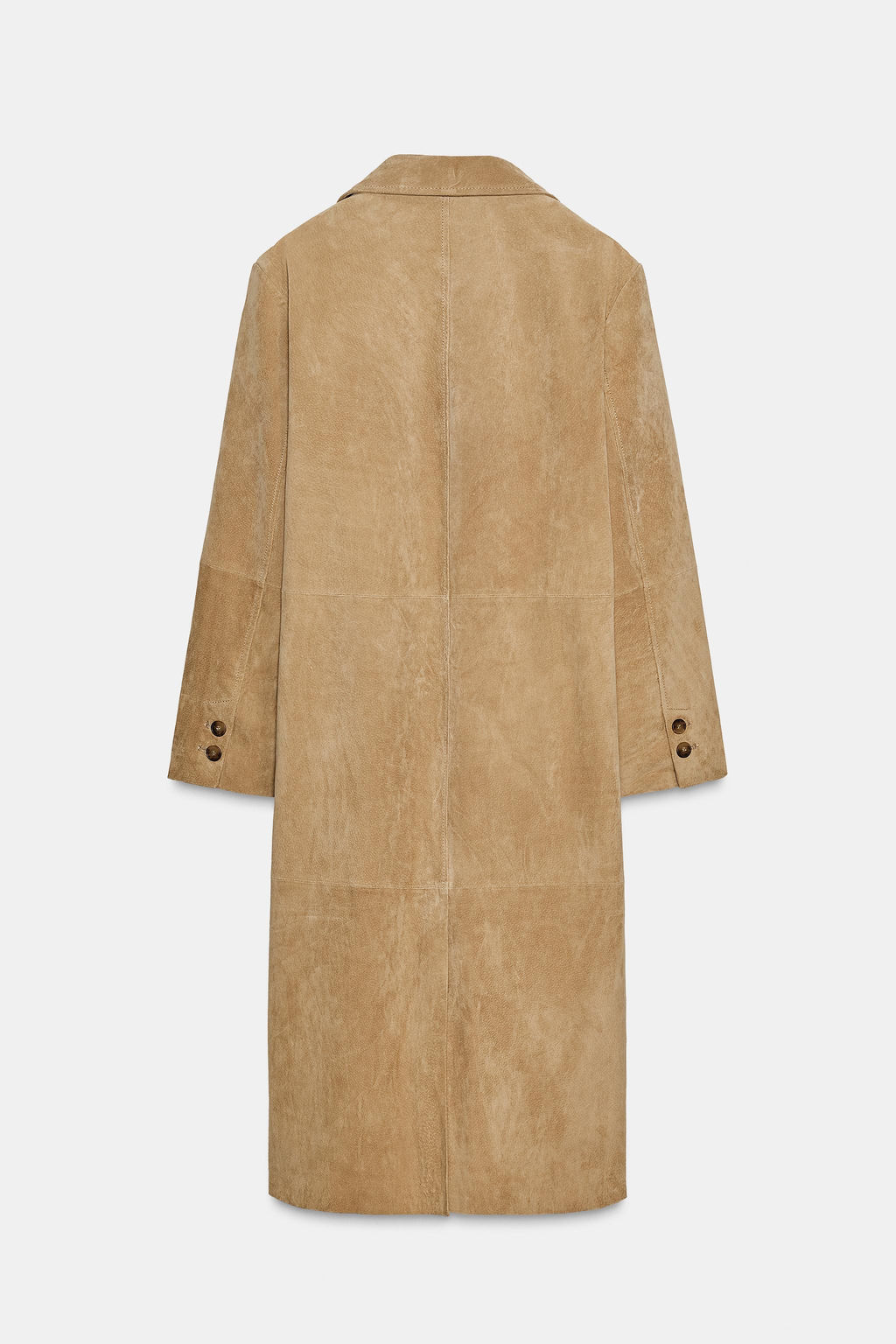 SUEDE LEATHER COAT ZW COLLECTION LIMITED EDITION - Zara фото 9