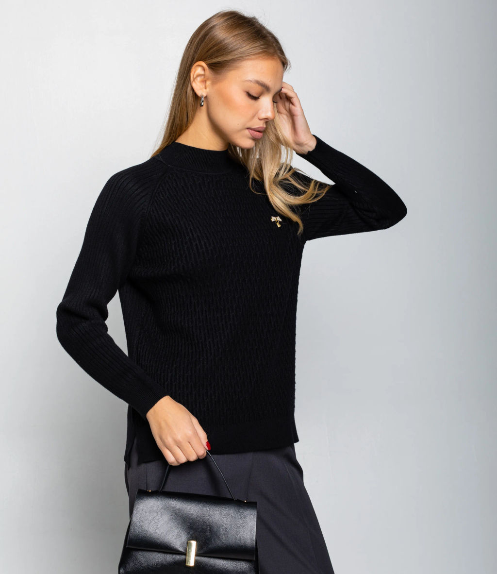 Джемпер #КТ8158 (1), чёрный - Dommod фото 2