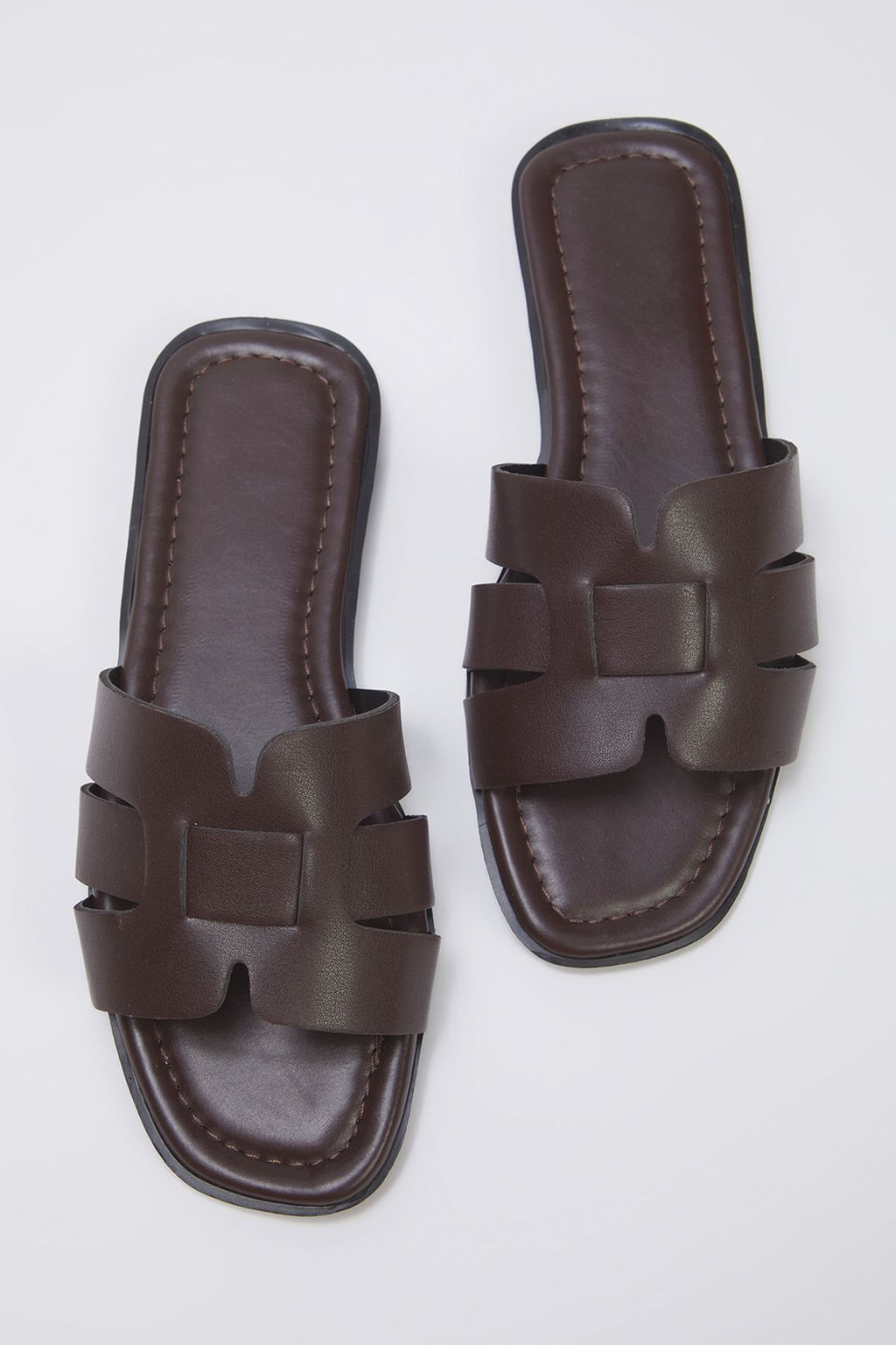 Trendyol Shoes Ekru Tek Bant Gunluk Kad?n Terlik TAKSS24TE00010 - Trendyolmilla фото 21