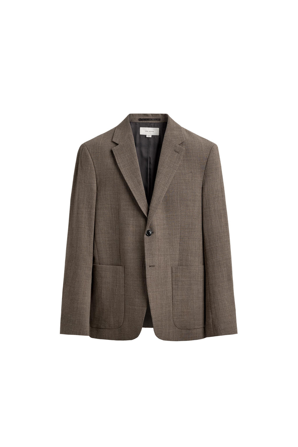 BLAZER TRAJE ESTRUCTURA 100% LANA / Marr?n vigor? - Zara фото 3