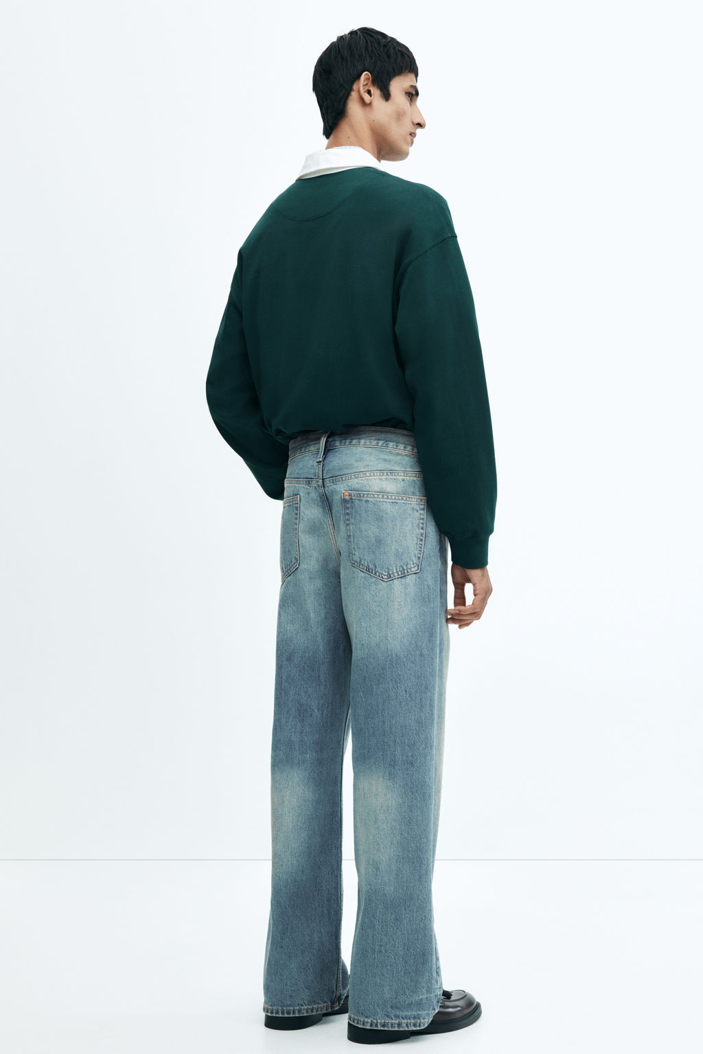Loose Straight Jeans - H&m фото 11