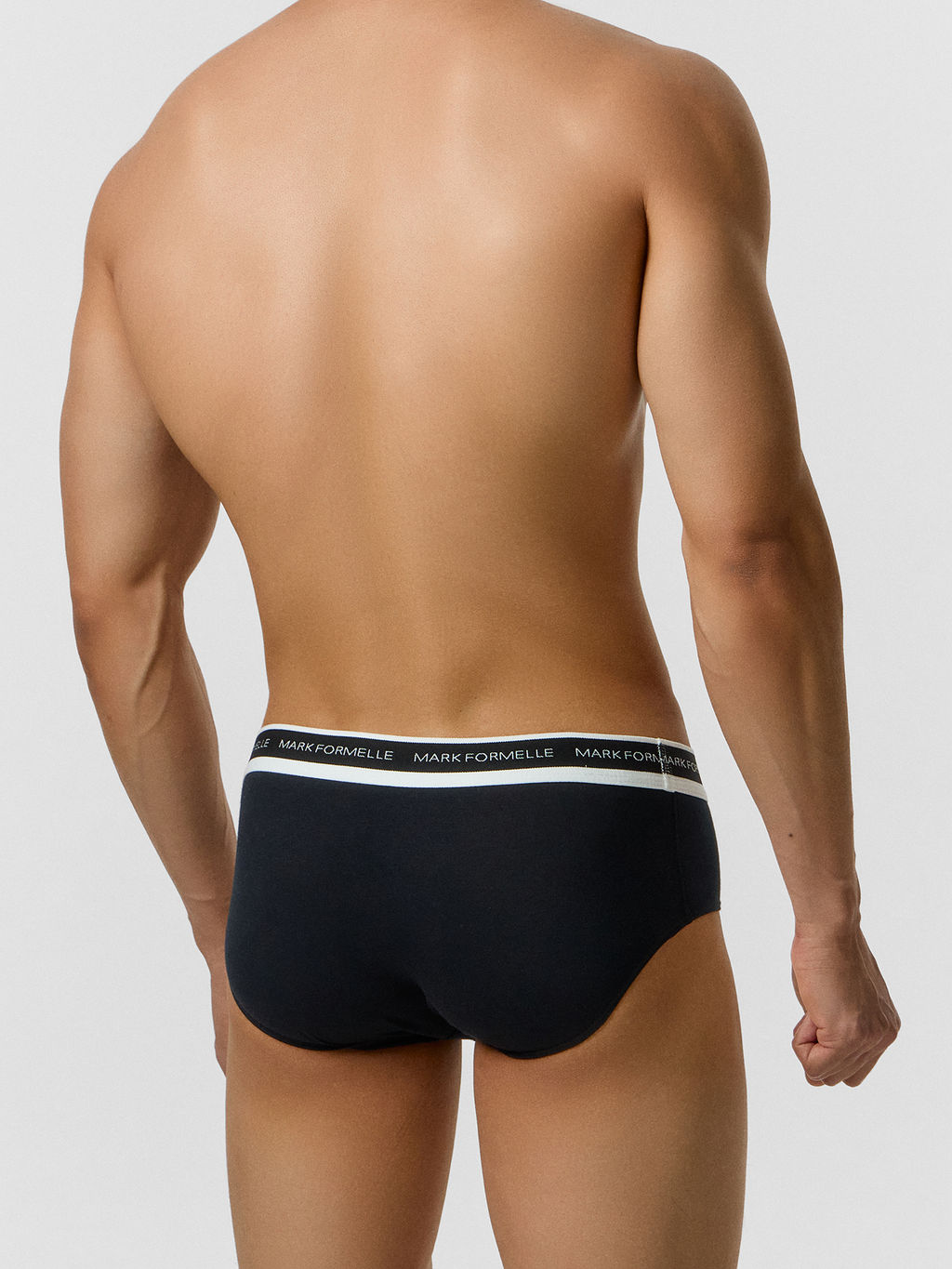 Цена за 2 штуки! Трусы мужские анатомические черные - Mark formelle фото 5
