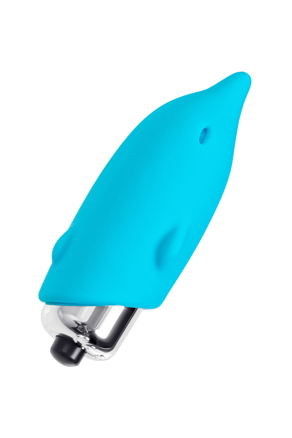 Минивибратор Eromantica Jolly, силикон, голубой, 7,5 см  фото 2