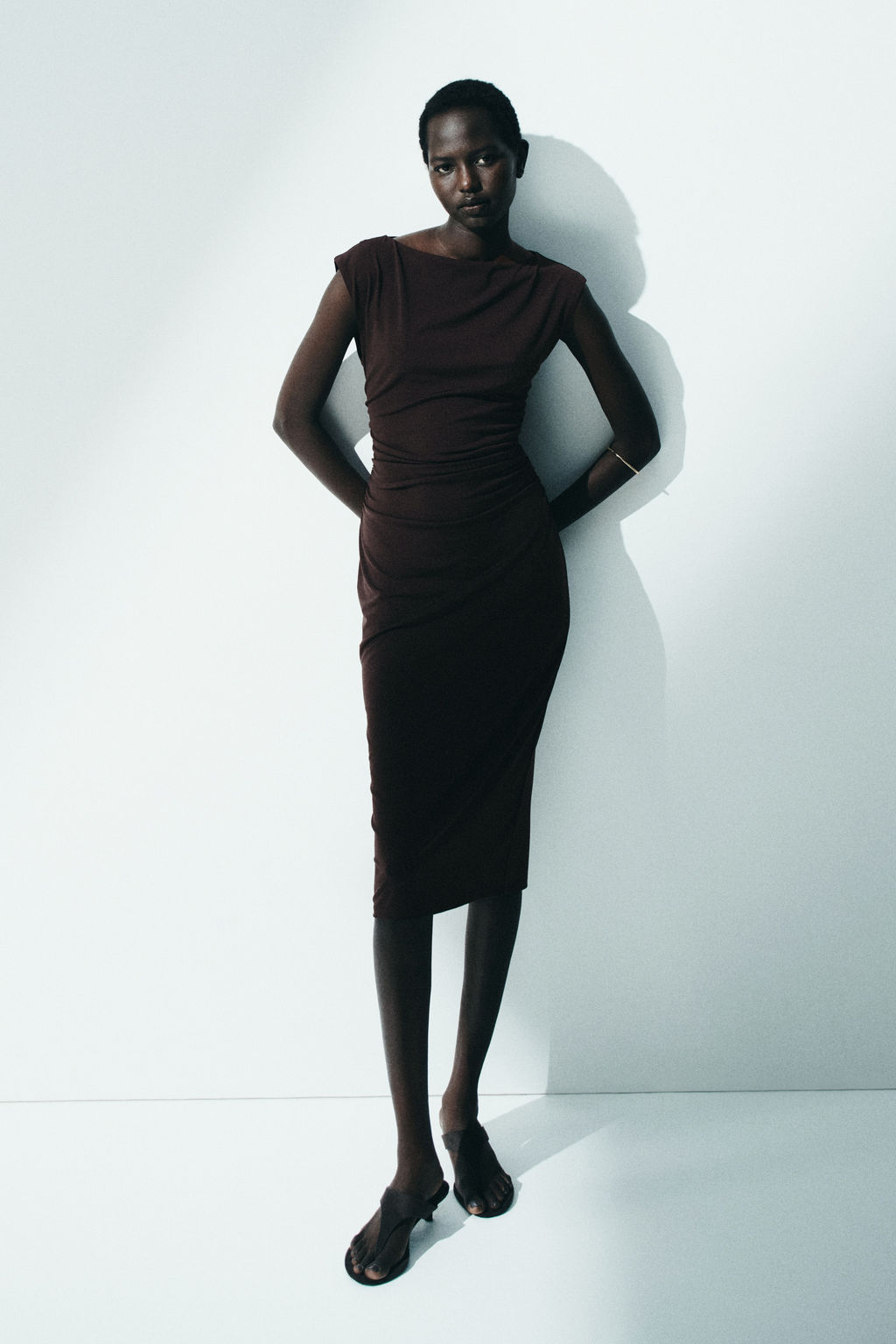 Vestido con mangas japonesas - H&m фото 6