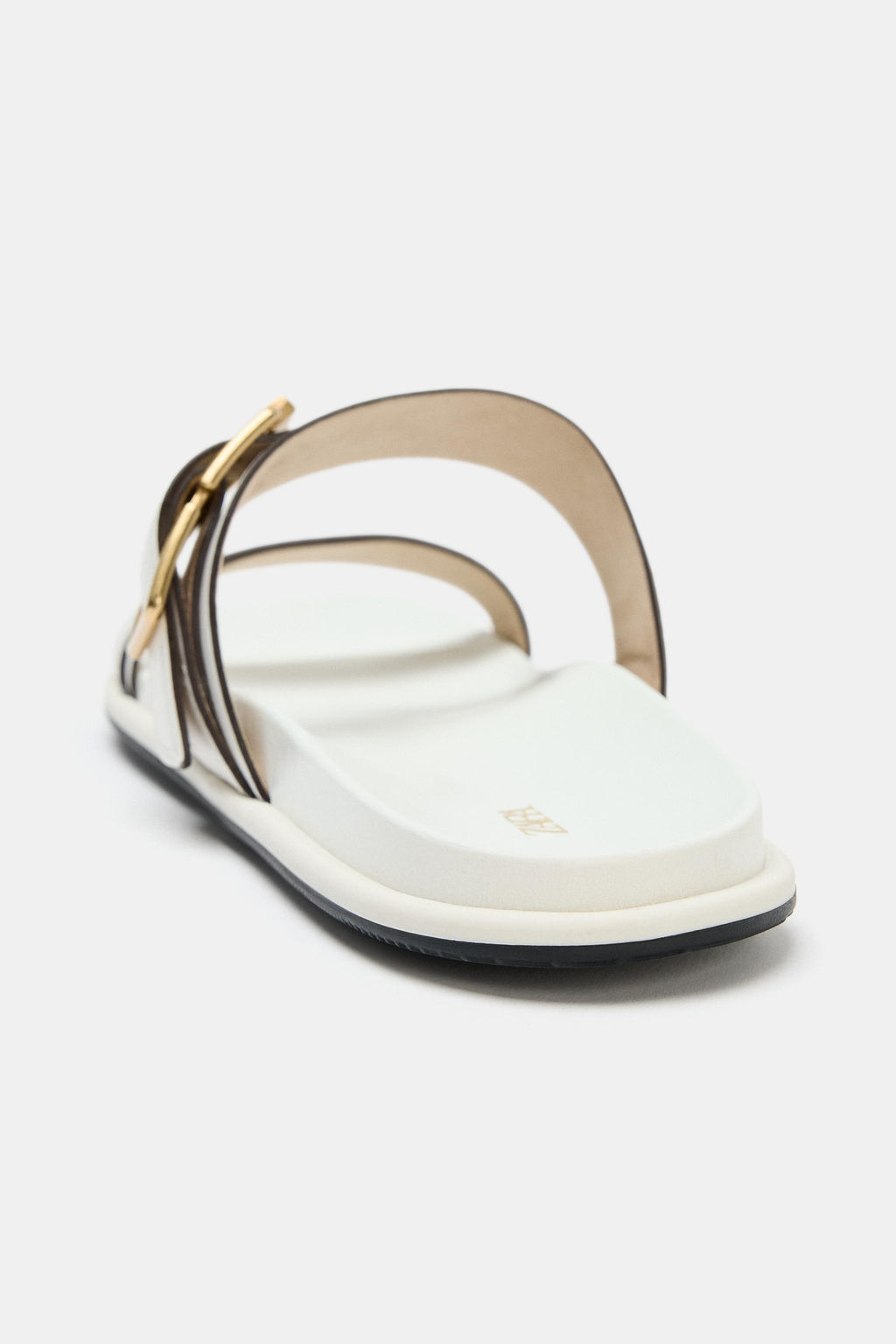 SANDALIA HEBILLA / Blanco Crudo - Zara фото 4