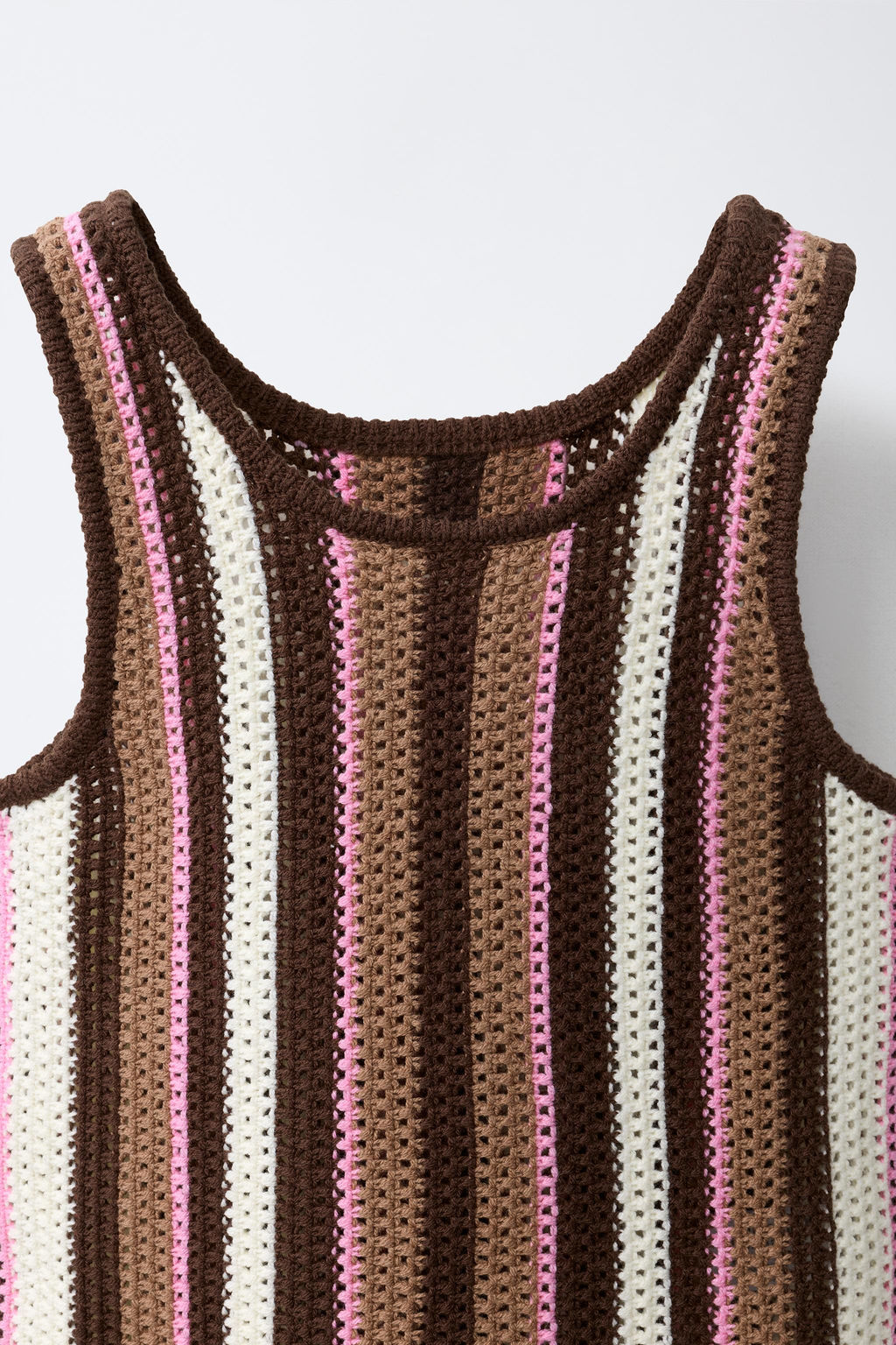 TOP PUNTO RAYAS / Khaki - Zara фото 10