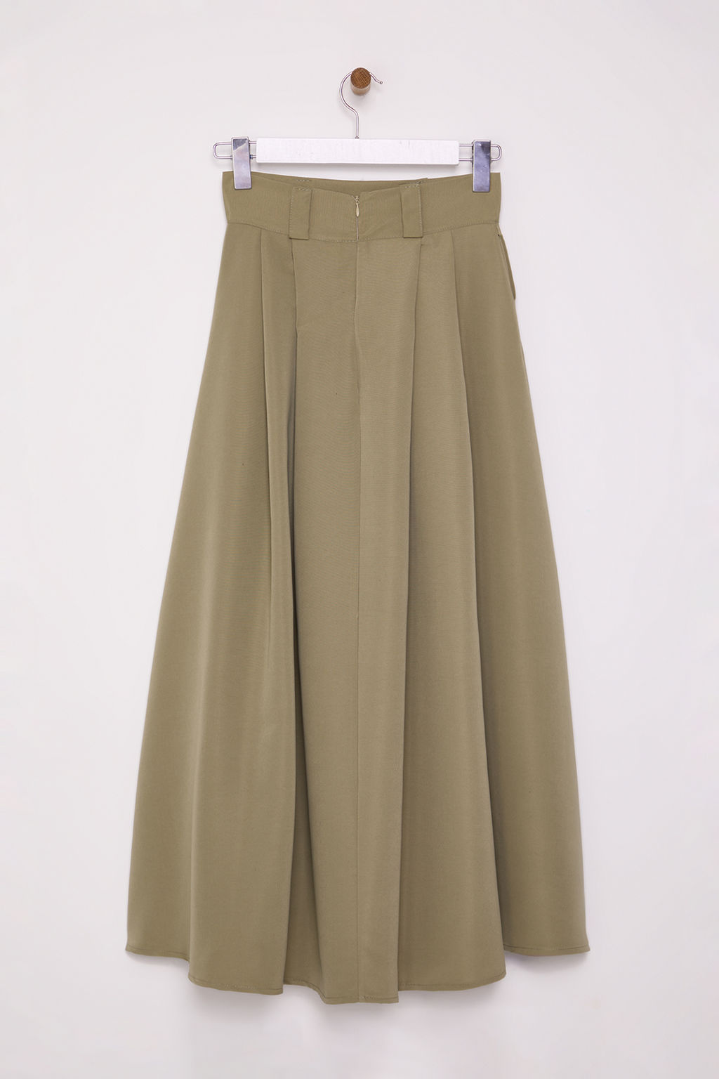 Trendyolmilla Siyah Pileli Maxi Boy Etek TEDAW25ET00000  фото 14