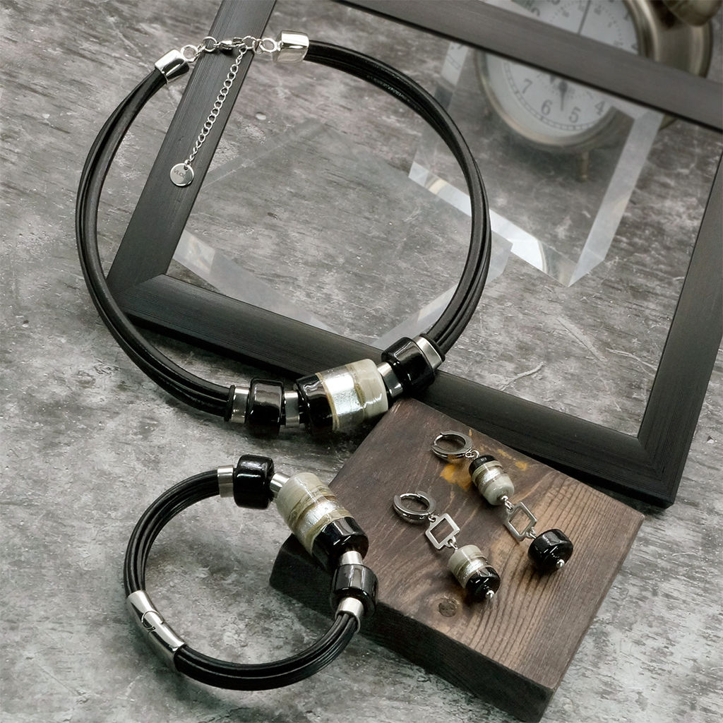 Серьги из муранского стекла TIME BUSINESS LS3503