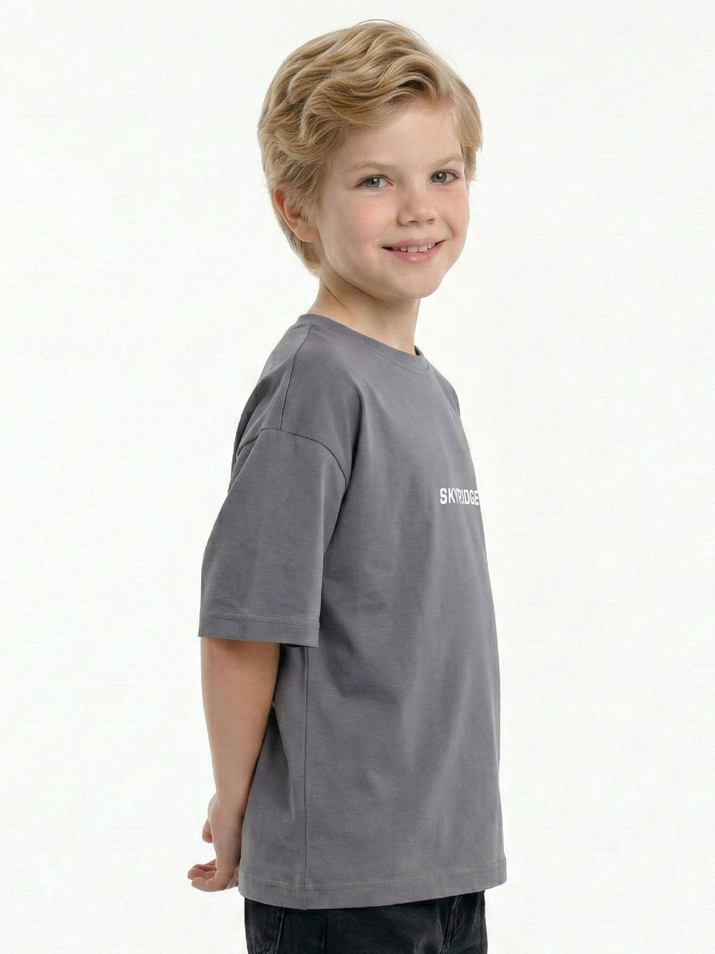 Футболка с принтом SKYRIDGE 22-9022 графит