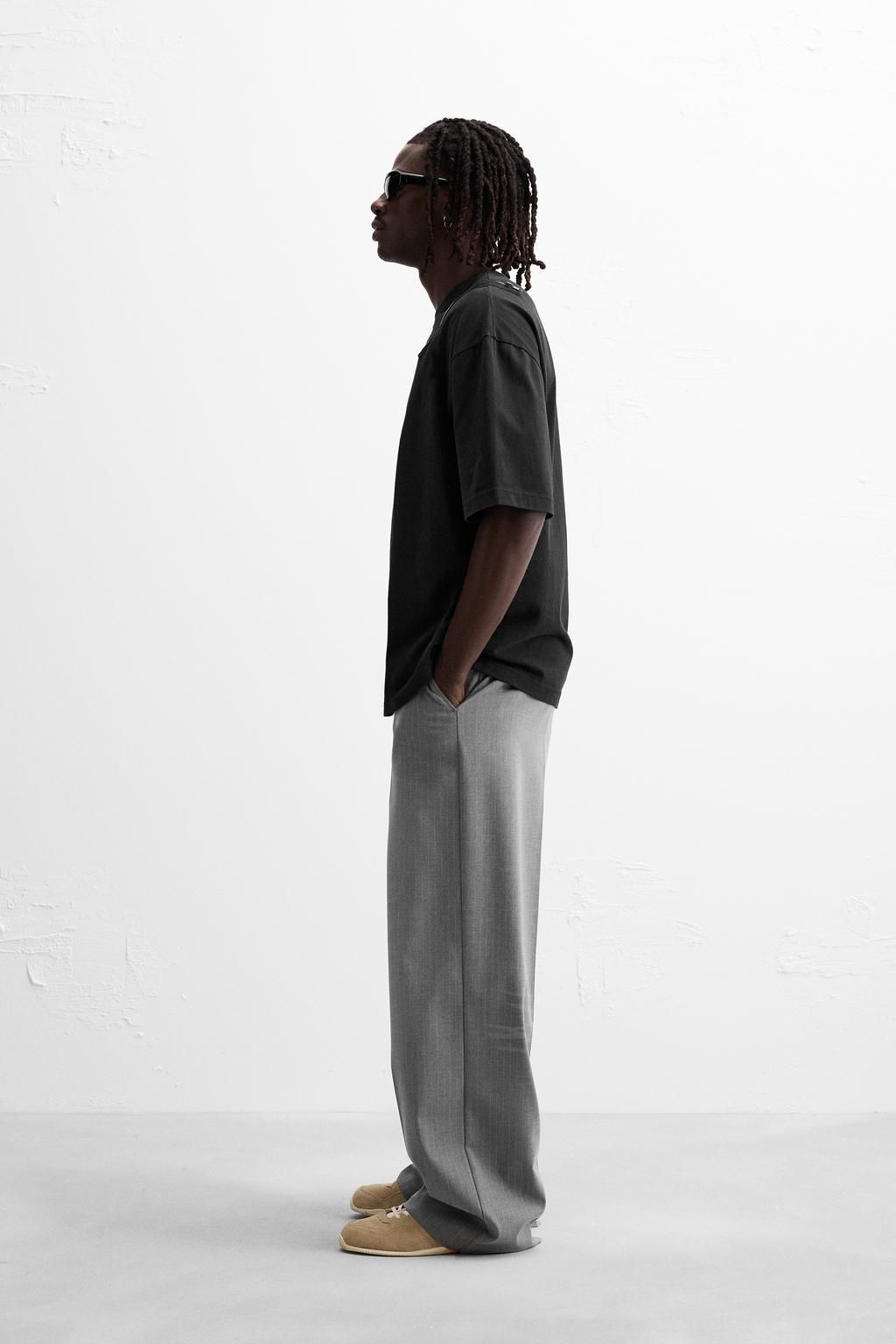 SPRAY PRINT TROUSERS - Zara фото 4