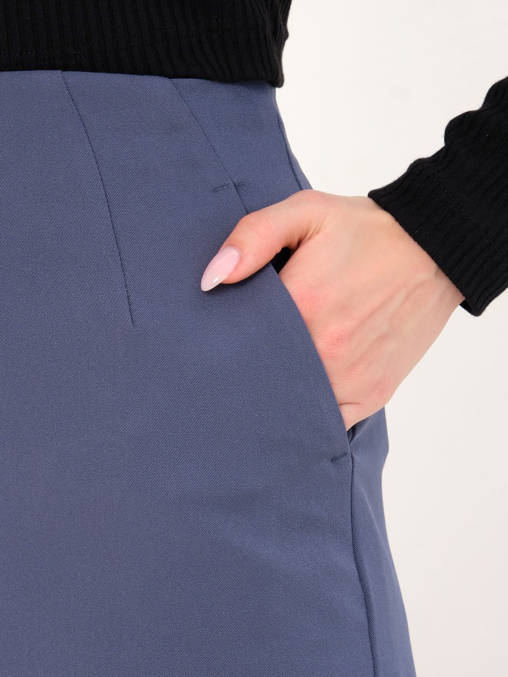 Юбка с цельнокроеным поясом