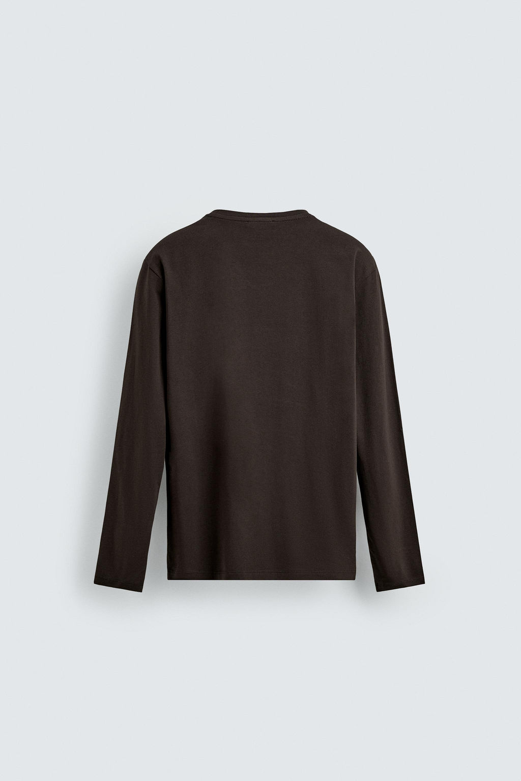 CAMISETA SLIM FIT B?SICA / Marr?n - Zara фото 7