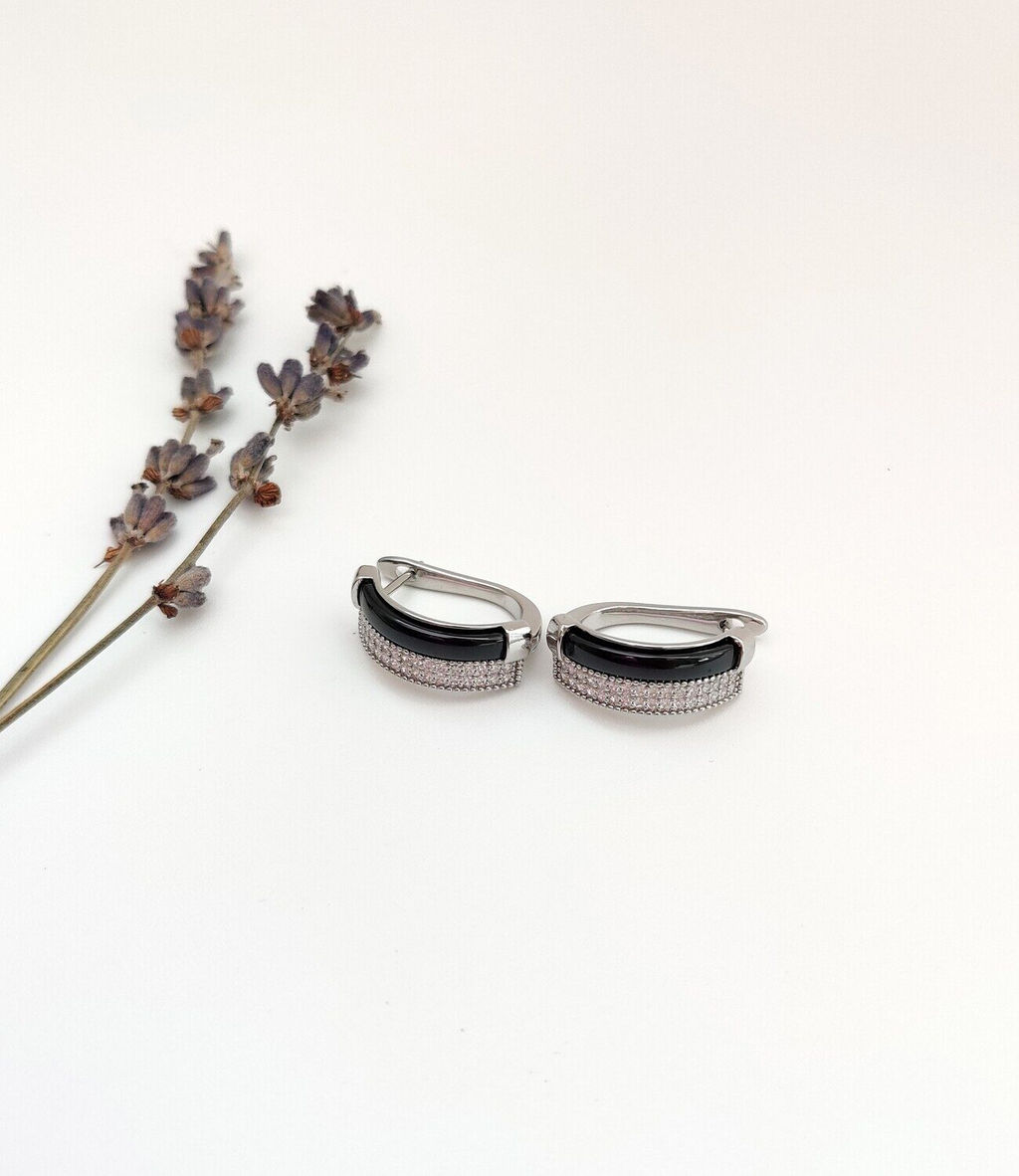 Серьги с керамикой