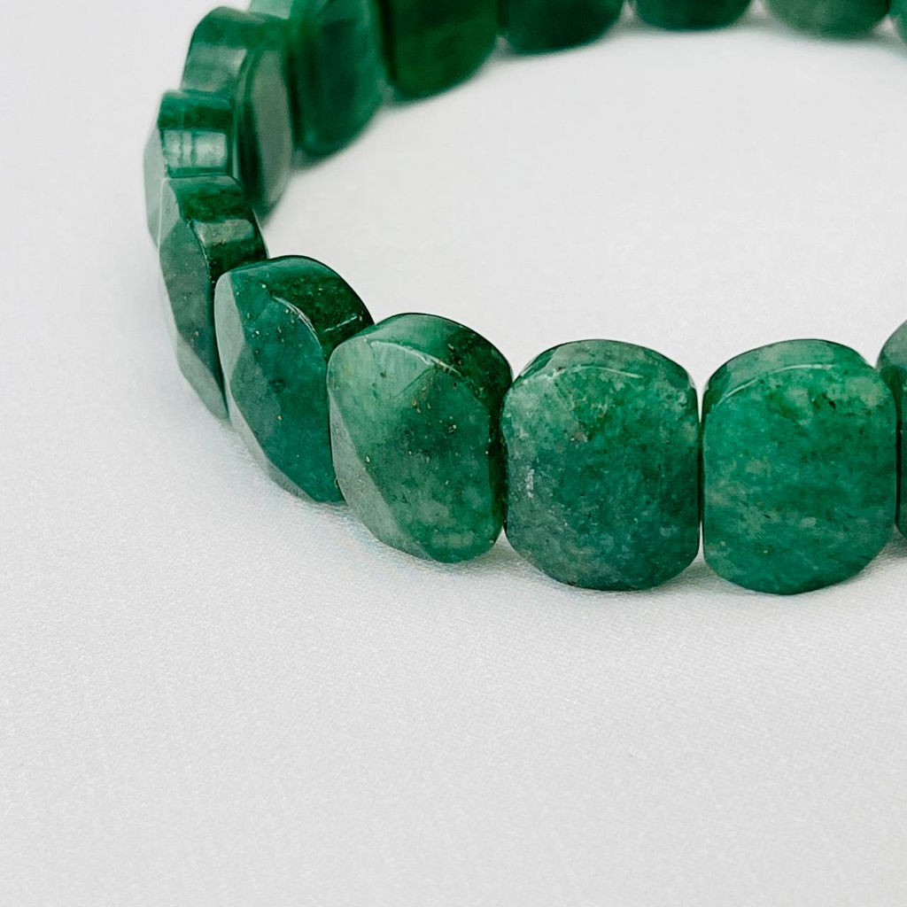 Браслет из зеленого Кварца 20 см