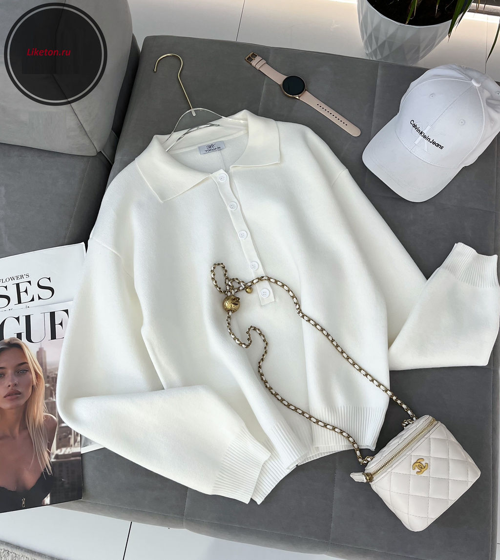 Свитер-поло