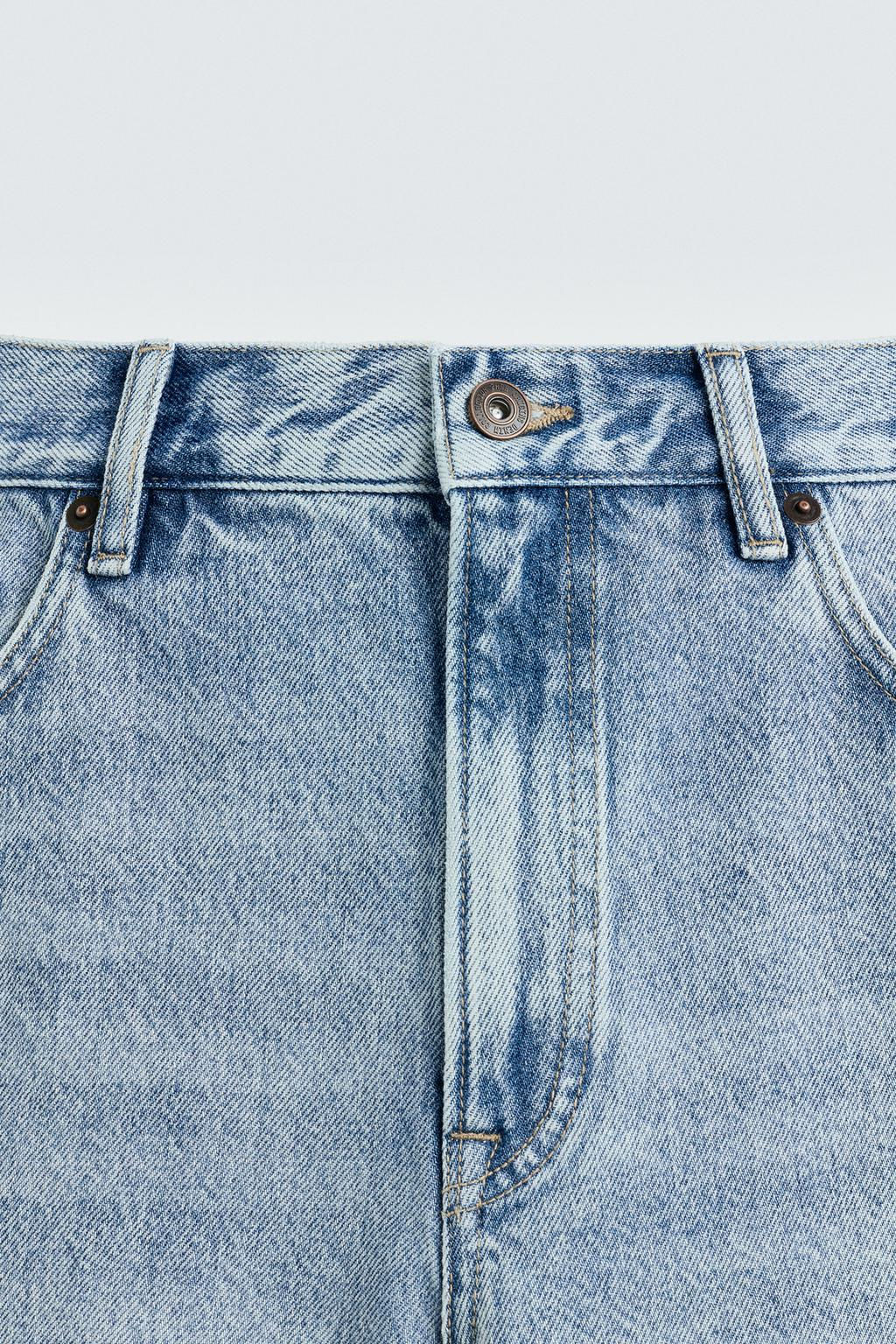 REGULAR FIT DENIM BERMUDA SHORTS - Zara фото 17