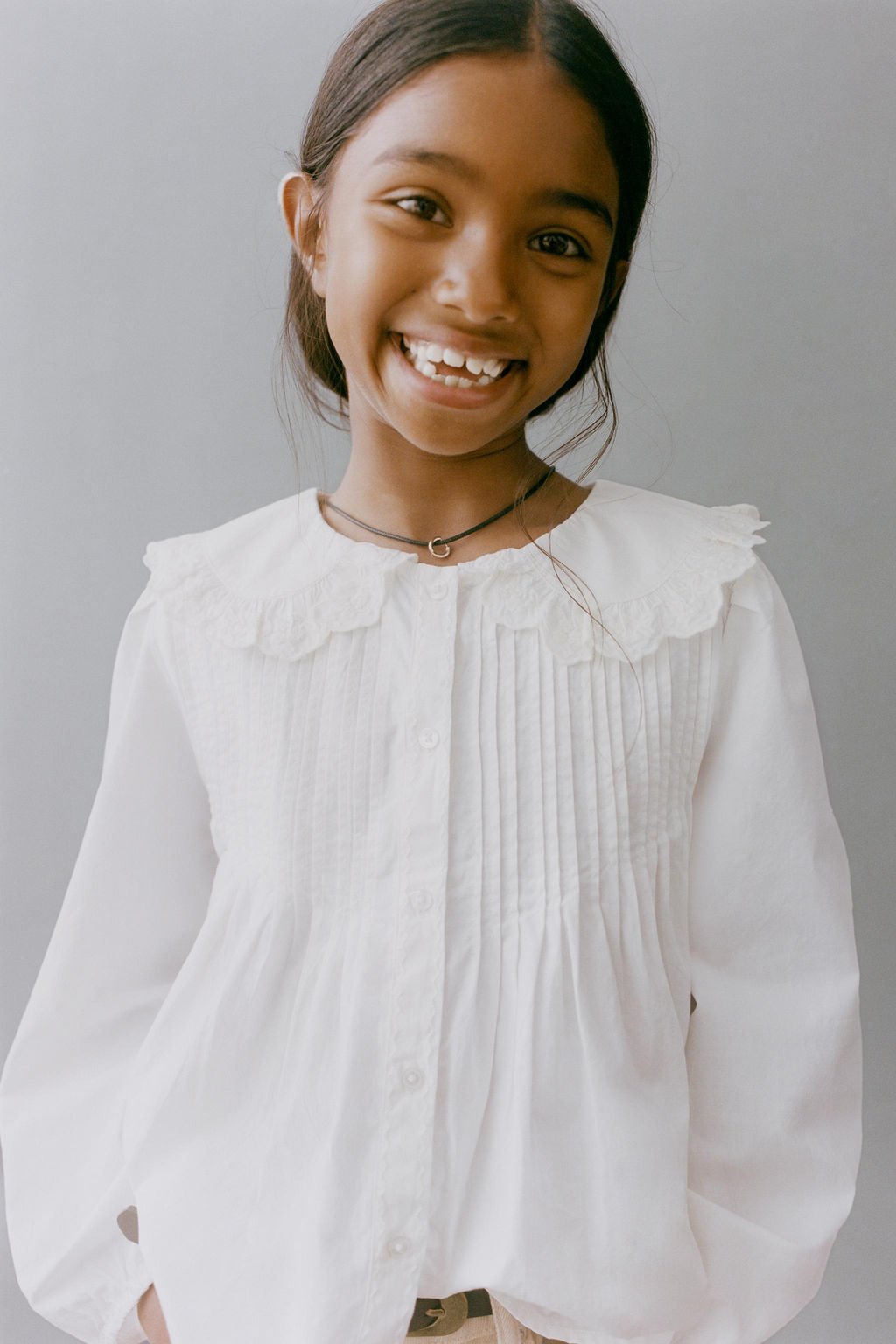 PETER PAN COLLAR SHIRT - Zara фото 5