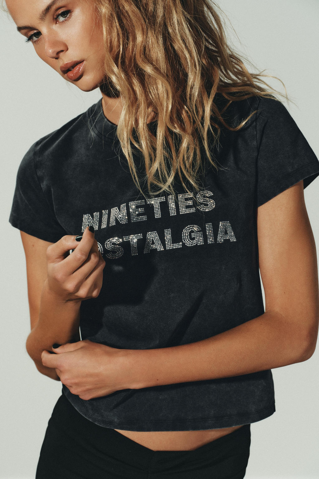 WASHED SLOGAN T-SHIRT - Zara фото 4