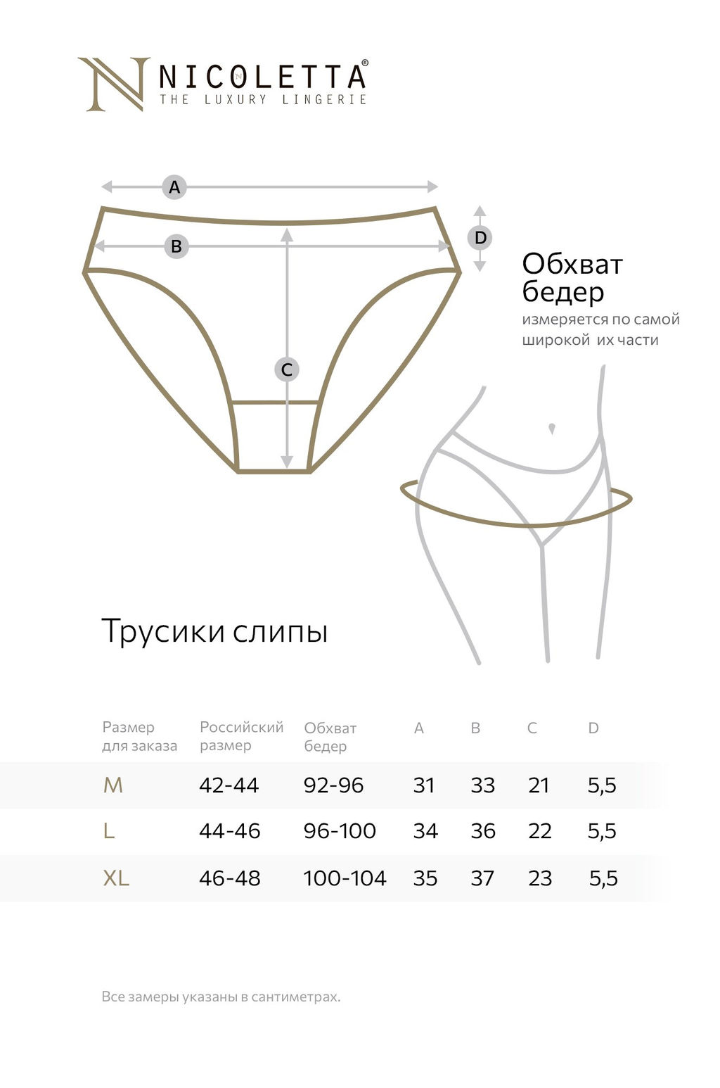 Женские трусы-слипы 5 шт. Nicoletta  фото 3