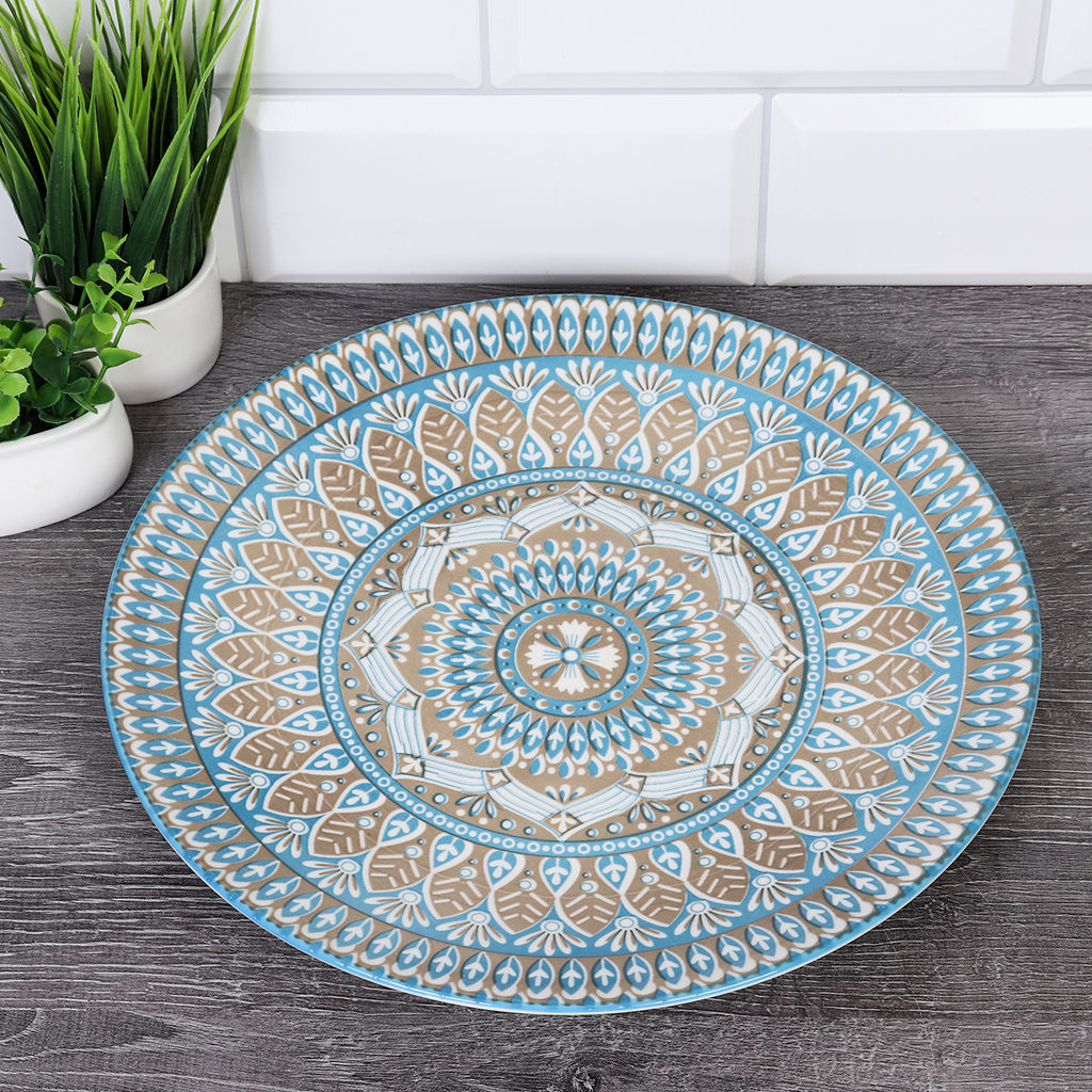 Блюдо круглое 27 см керамика / ZY012 /уп 36/ - Галеонтрейд фото 7