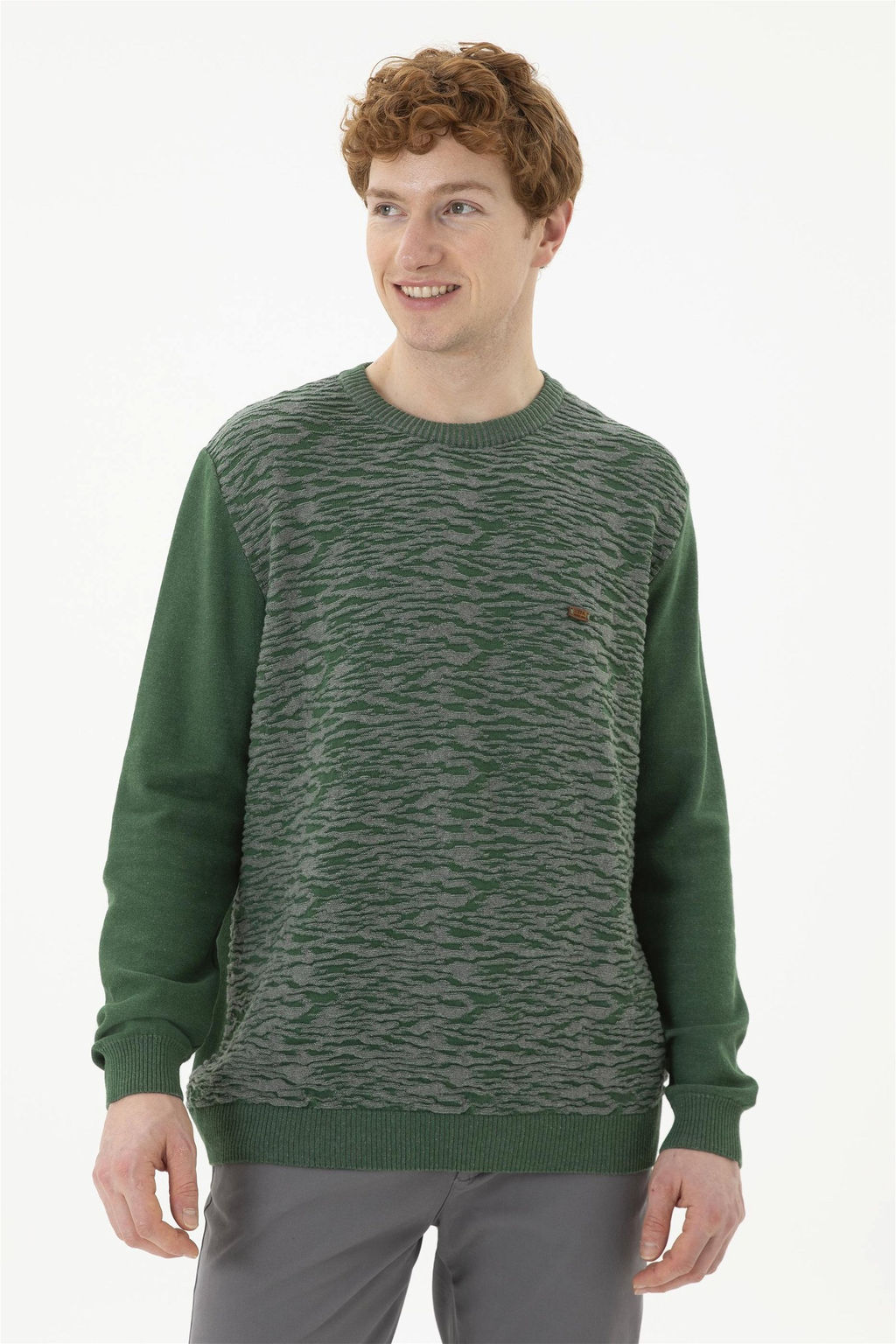 Мужской зеленый свитер - U.s. polo assn фото 3