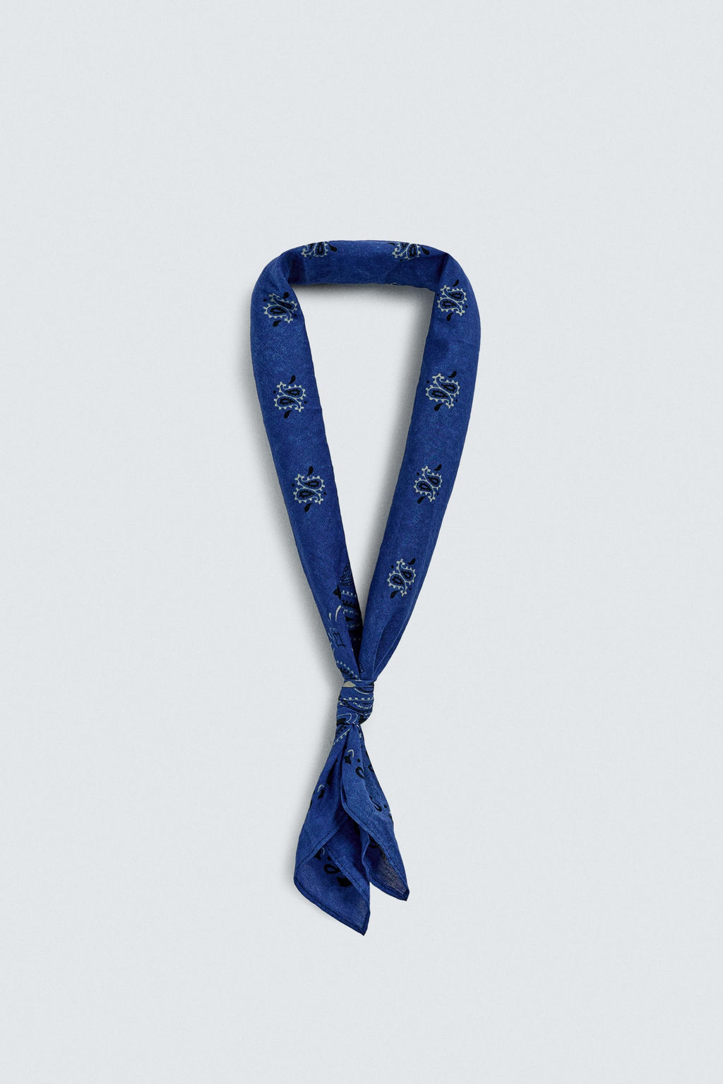 BANDANA ESTAMPADO PAISLEY AARON LEVINE X ZARA / Azul  фото 4