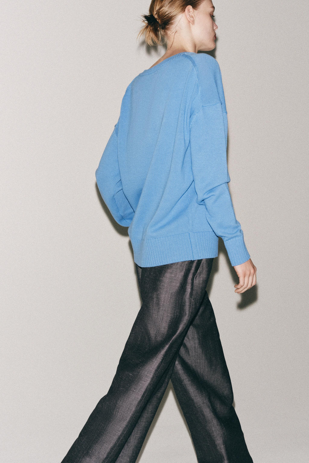 JERSEY PUNTO ESCOTE PICO / Azul - Zara фото 3