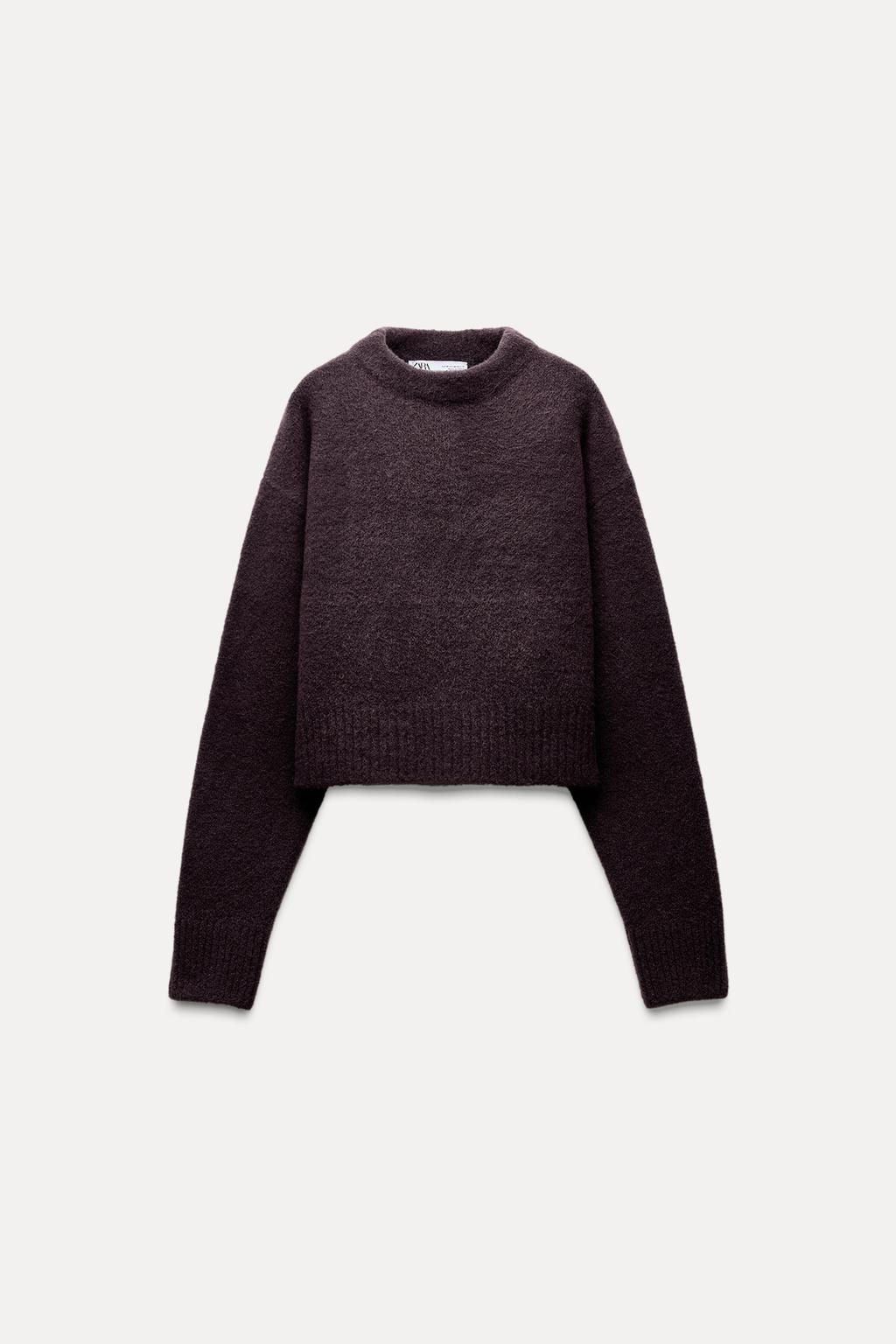 SHORT SOFT KNIT SWEATER - Zara фото 6
