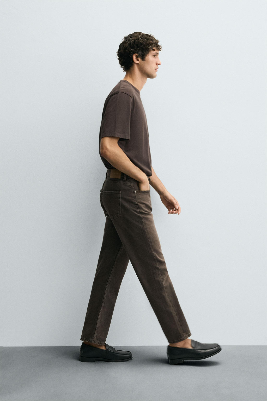 JEANS REGULAR FIT / Marr?n - Zara фото 6