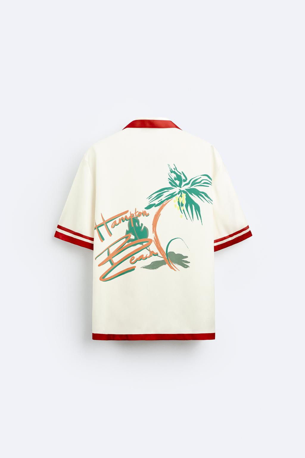 CONTRAST SATIN SHIRT - Zara фото 7