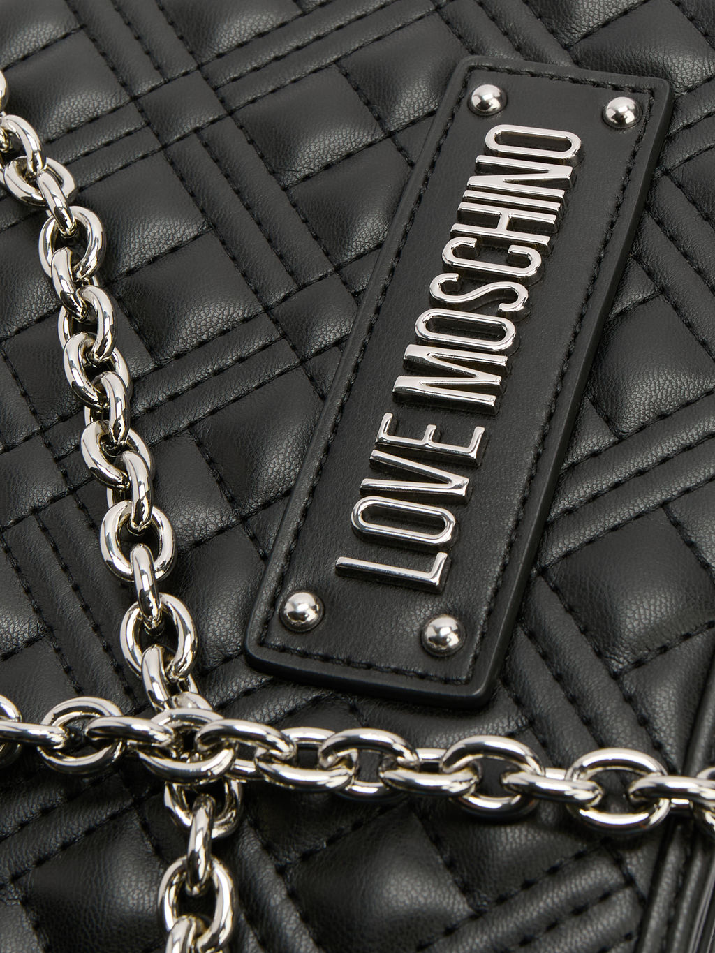 Женская сумка на плечо LOVE MOSCHINO QUILTED BAG Артикул 4374274, черный  фото 2
