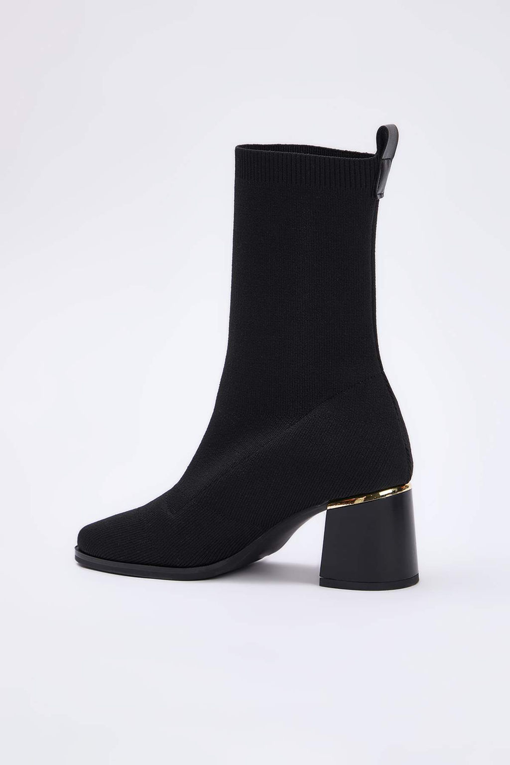 Siyah Kad?n Blok Topuklu Bot TAKAW26BO00120 - Trendyolmilla фото 7