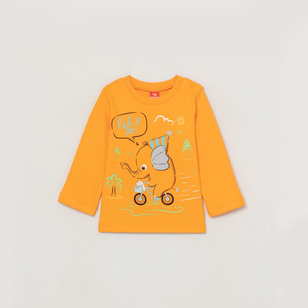 CRB wear/CWNB 62833-29-285 Джемпер для мальчика, оранжевый/Ex.Cherubino фото 3