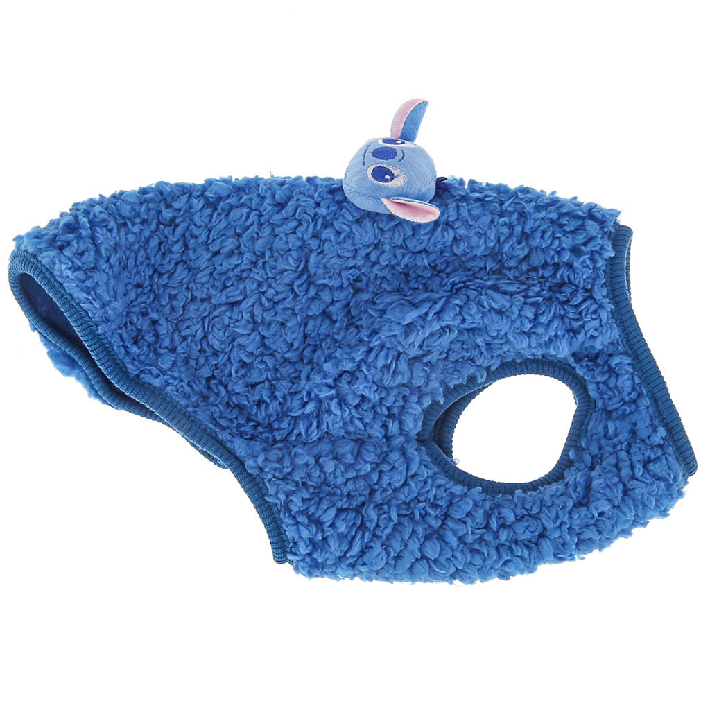 Пэт тойс (Pet toys) Одежда для собаки Жилетка с декором - коала, р-р L, длина спинки 28см/обхват груди 36см/обхват шеи 20см, цвет-синий, искусственный мех (100% полиэстер) (Китай) - Домашняя мода фото 7