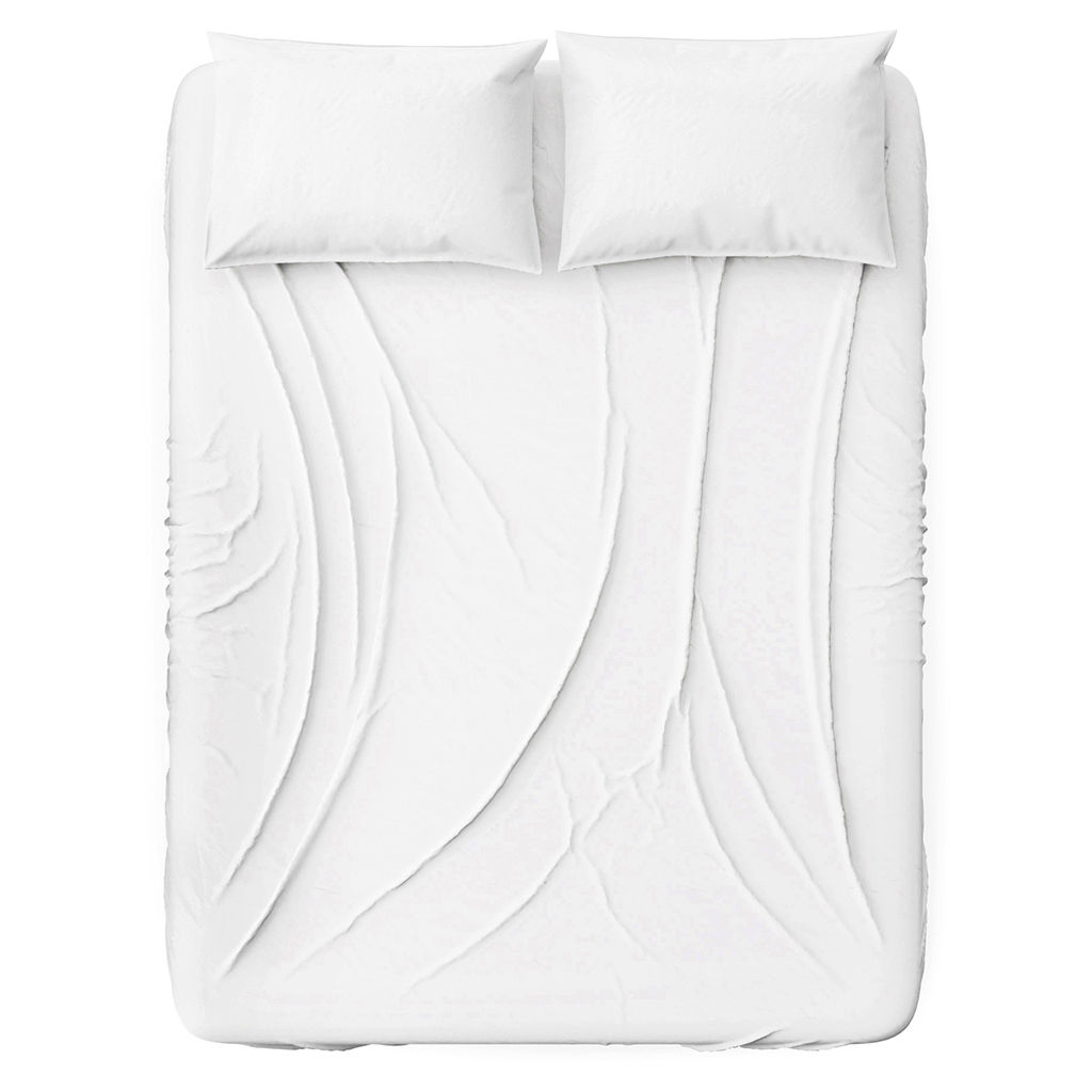 Простыня 1,5 спальная "Облако" 150х220см, поплин 115г/м2, хлопок 100%, упаковка "классическая" ПВХ 28х41см, "Домашняя мода" (Россия)