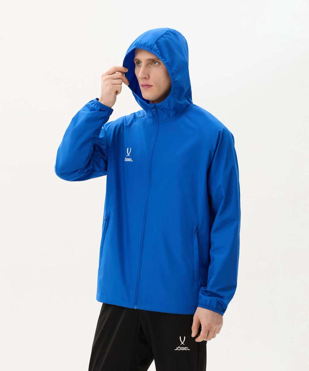 Куртка ветрозащитная JOGEL CAMP Rain Jacket, синий, детский  фото 8