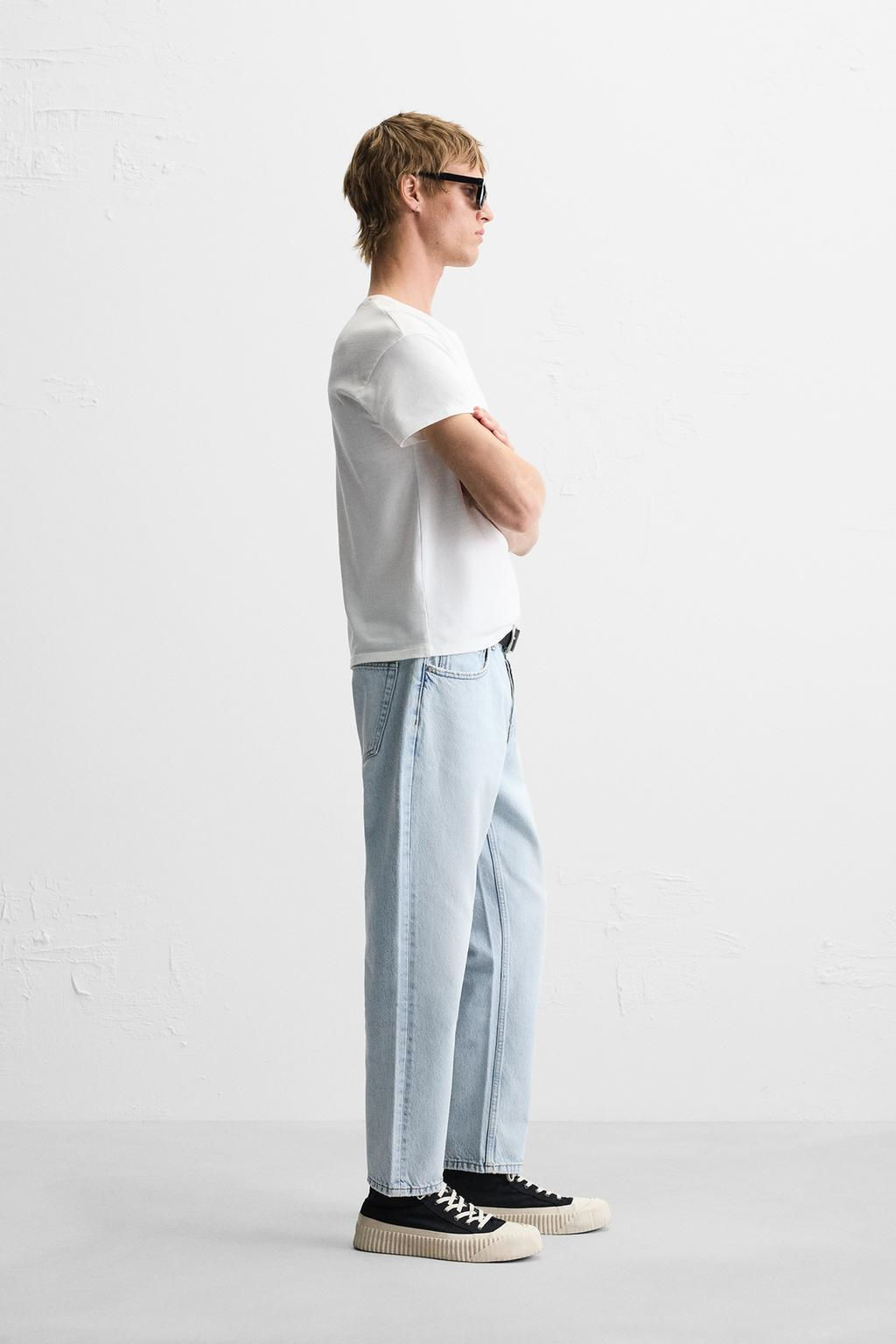 SLIM CROPPED-FIT JEANS - Zara фото 25