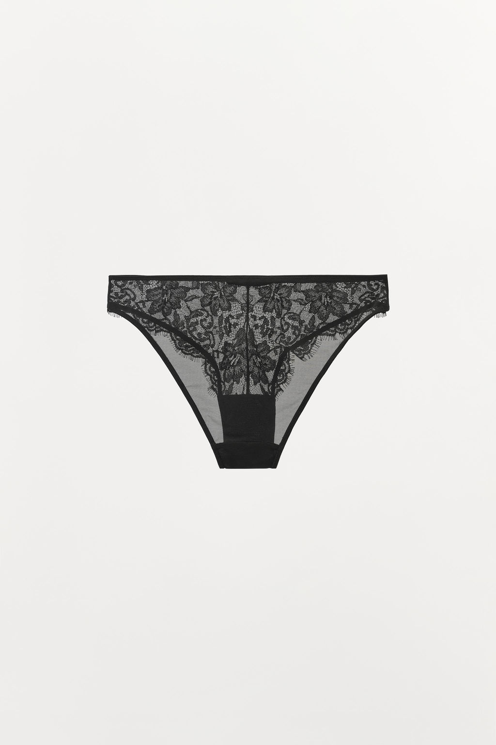 BRAGUITA ENCAJE / Negro - Zara фото 7
