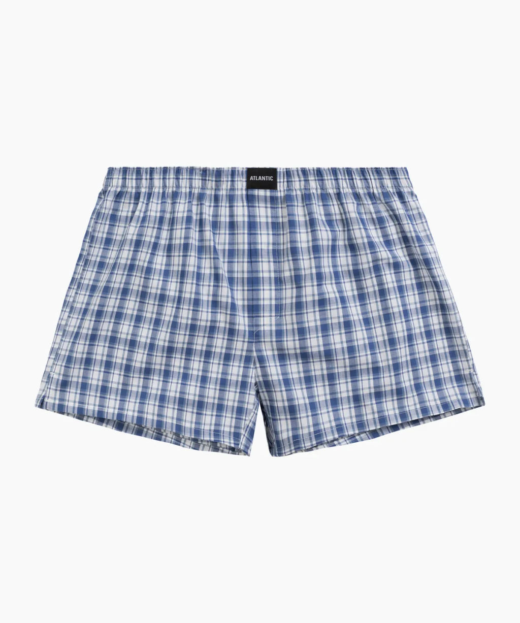 ATLANTIC MBT-002 Трусы боксеры Cotton голубой  фото 7