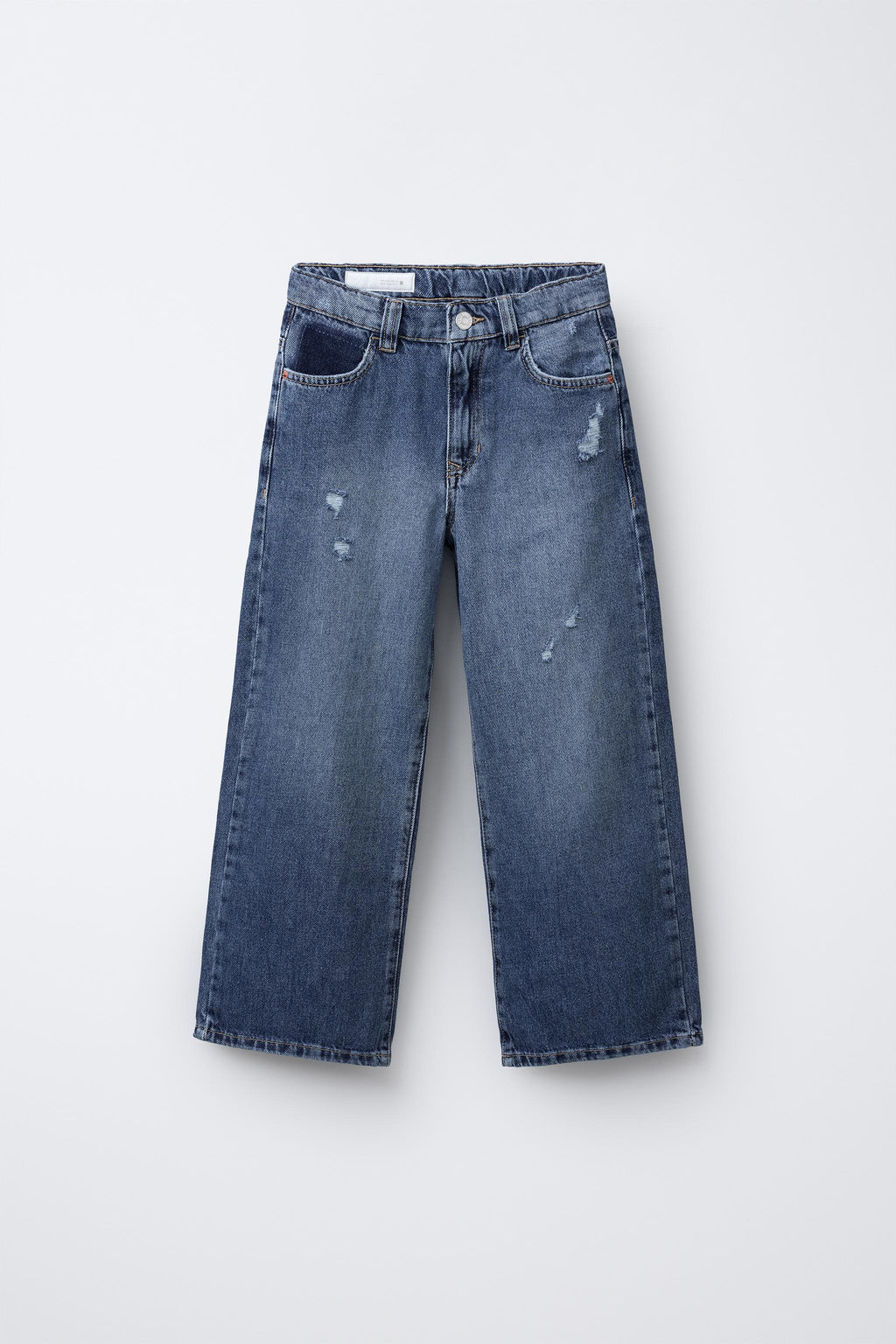SLOGAN STRAIGHT JEANS