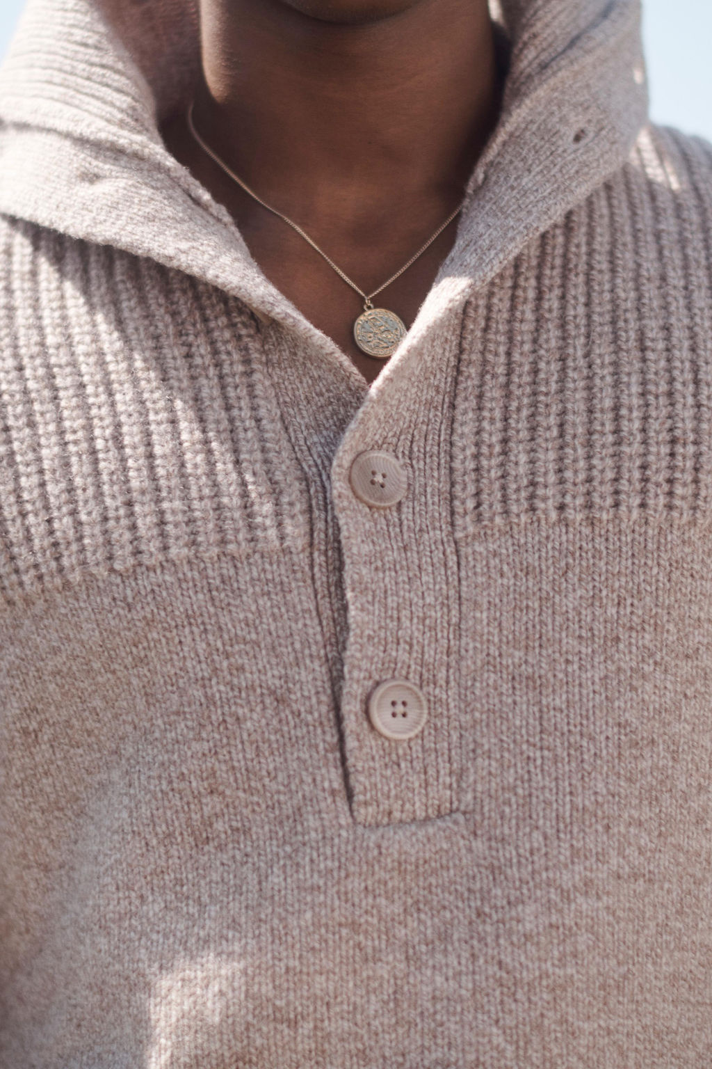 LIMITED EDITION WOOL BUTTONED COLLAR SWEATER - Zara фото 4