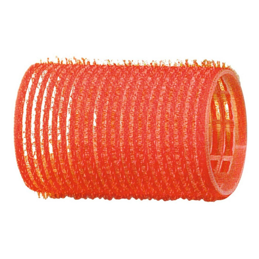 Dewal Бигуди-липучки R-VTR4, 36 мм, красный, 12 шт.  фото 2