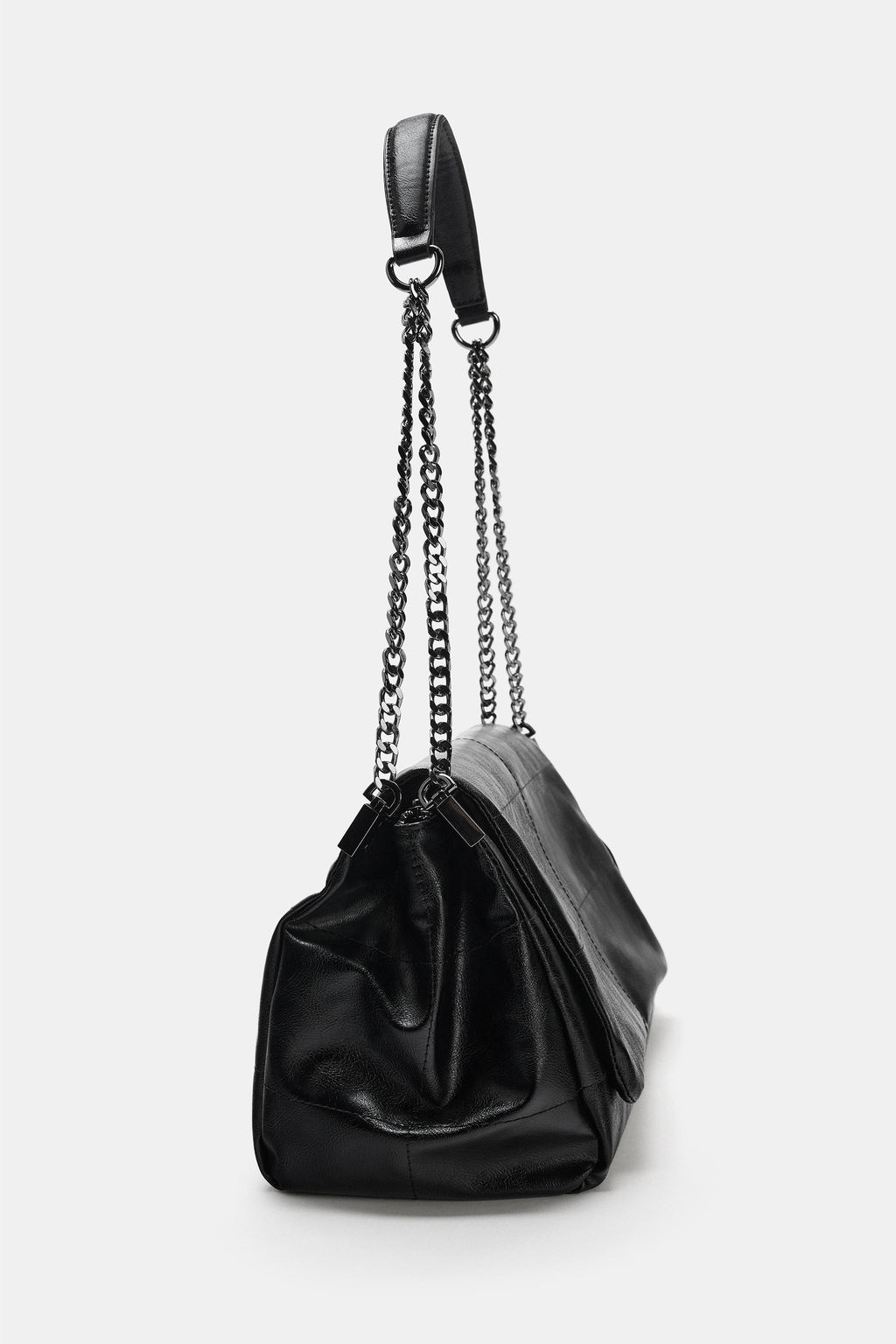 Сумка на плечо Zara Solapa Rock черная
